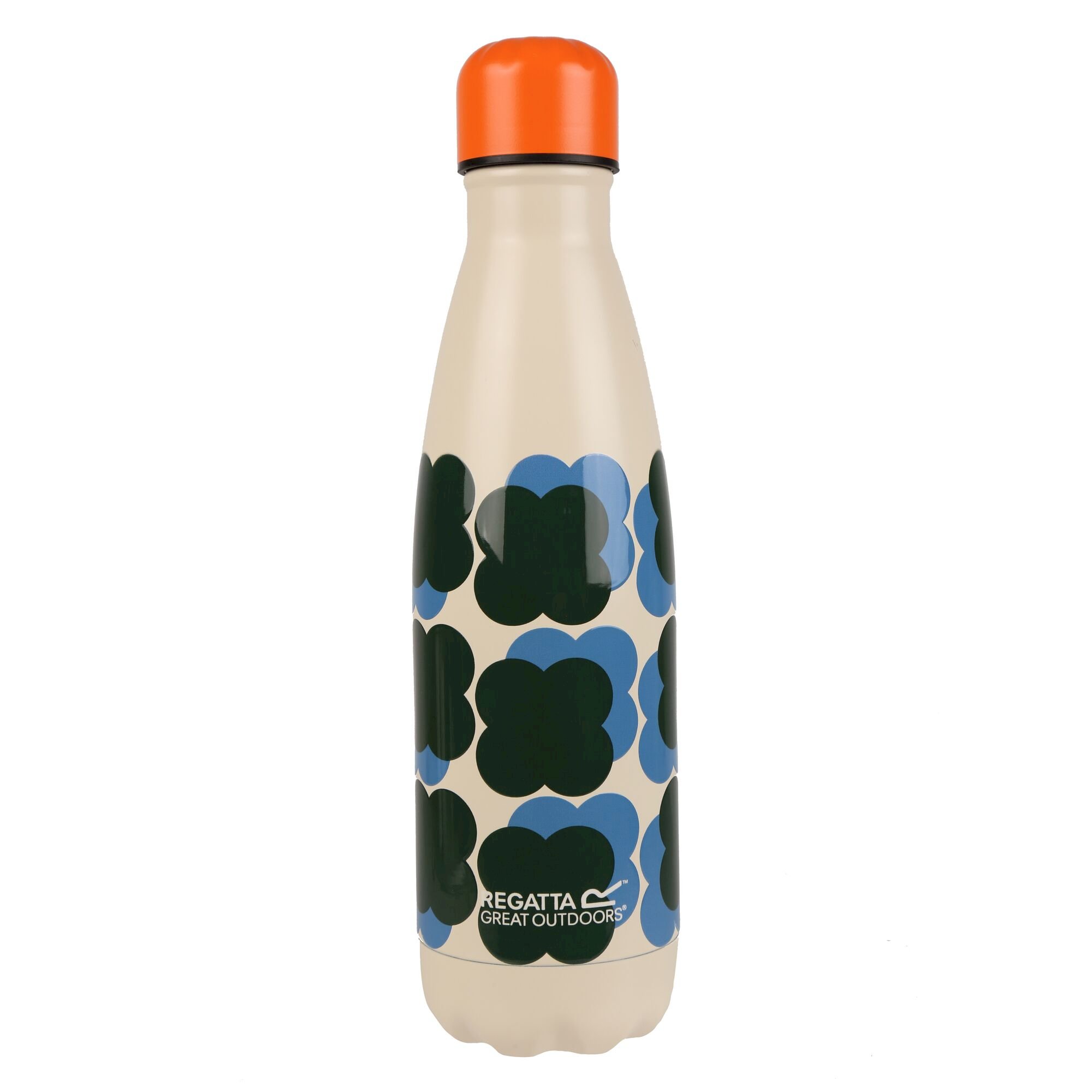 Orla Kiely 0.5L Insulated Stainless Steel Bottle | Shadow Flower Blue