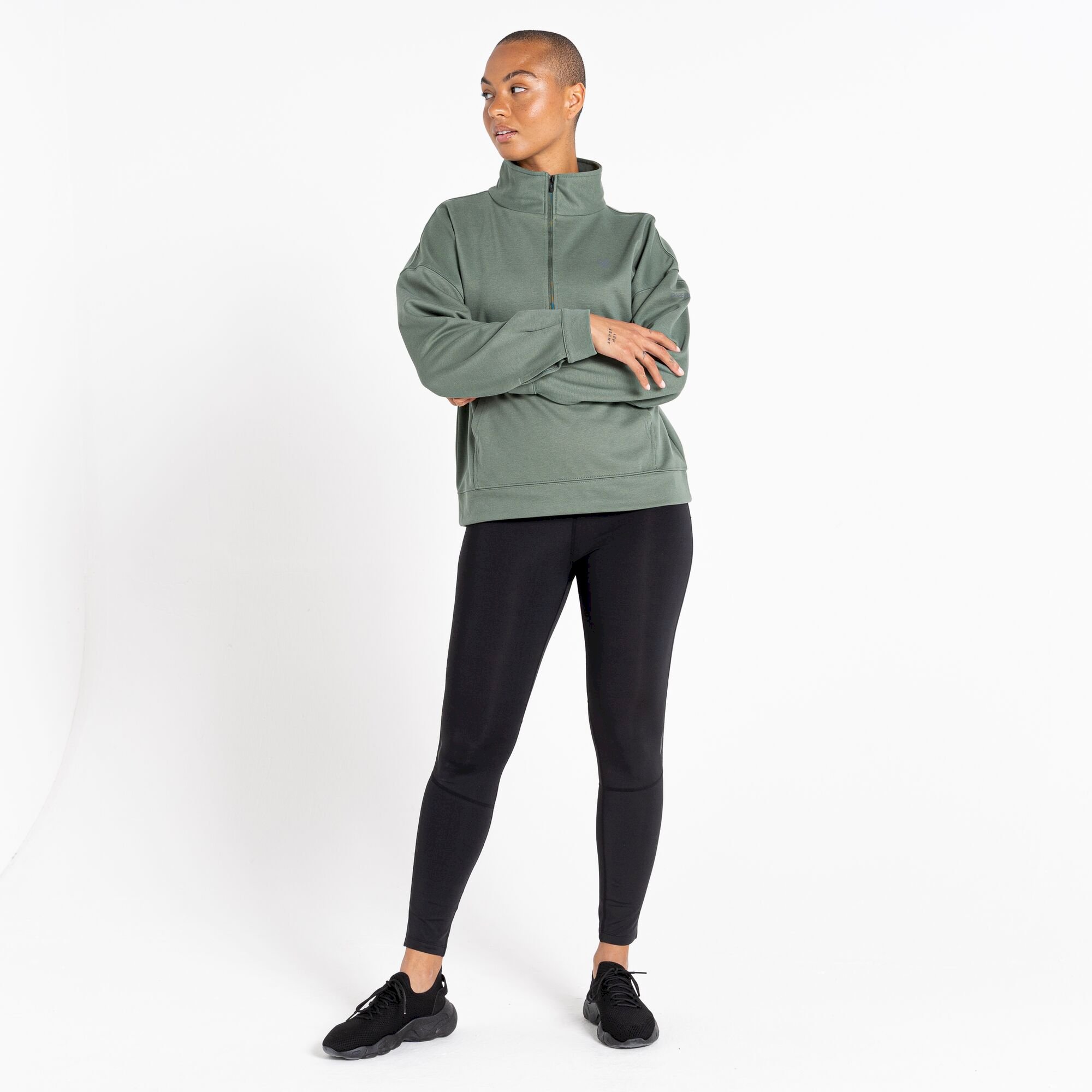 Dare 2b - Women's Recoup II Half Zip Sweatshirt | Duck Green