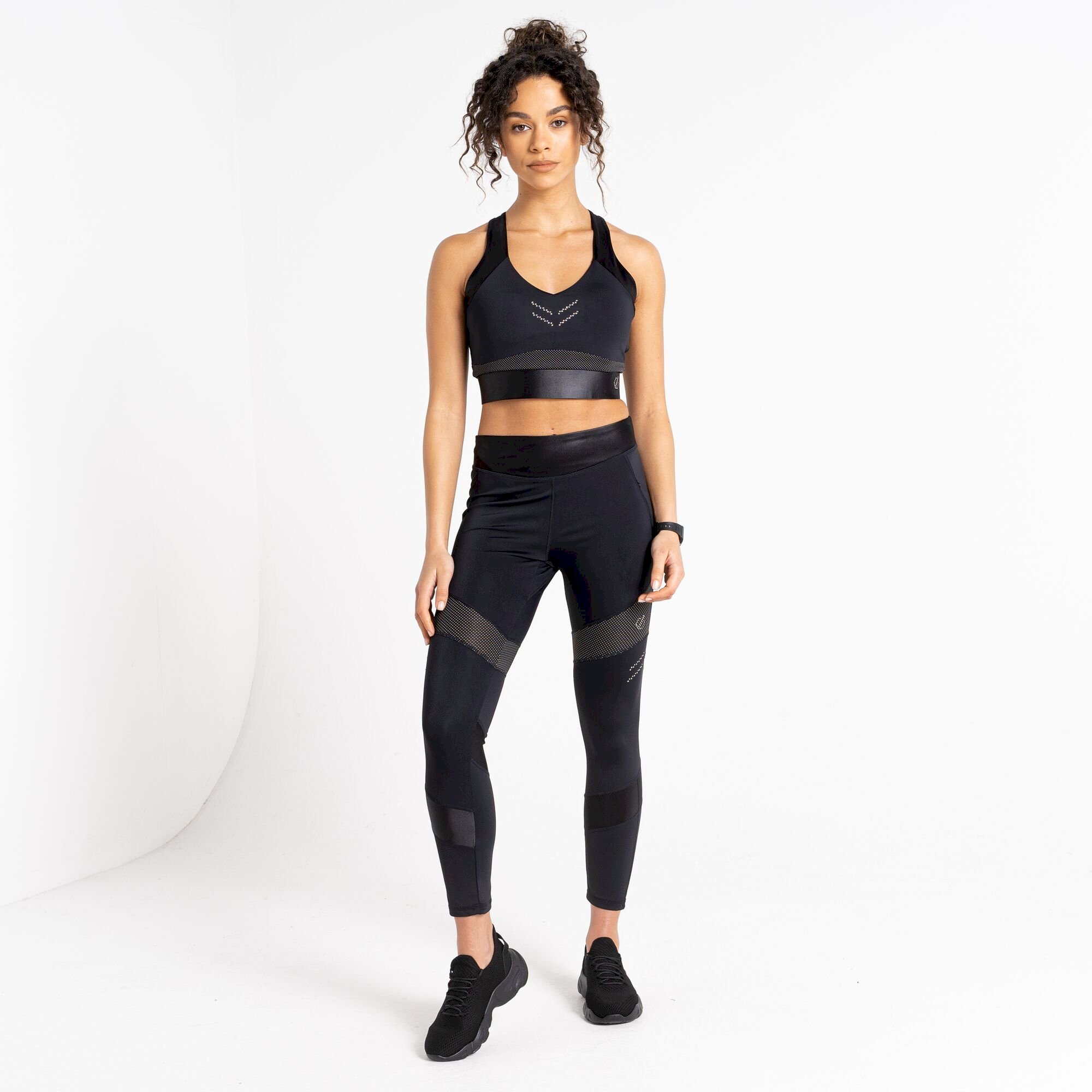 Dare 2b - Women's Crystallize Recycled Sports Bra | Black