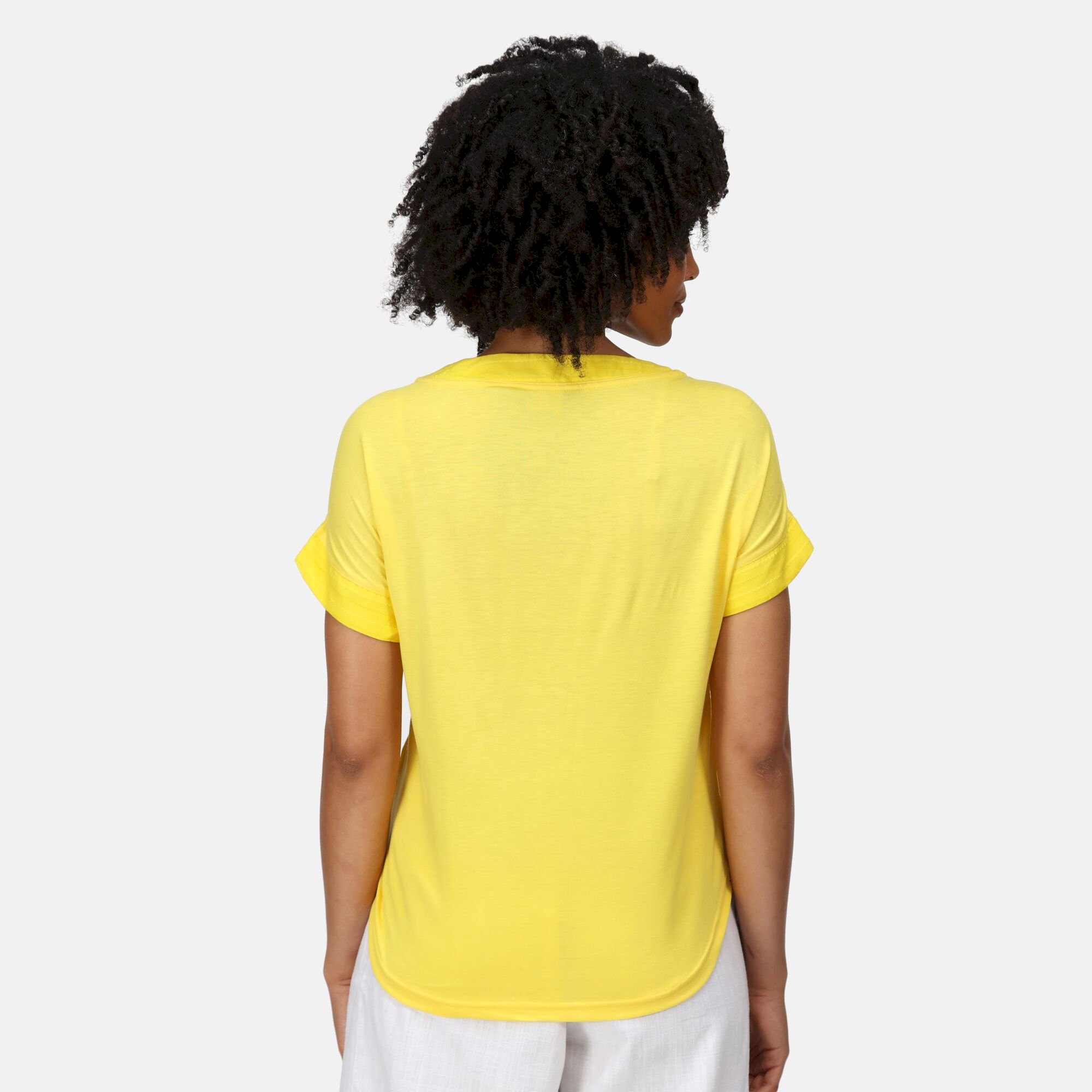 Women's Adine Stripe T-Shirt | Maize Yellow