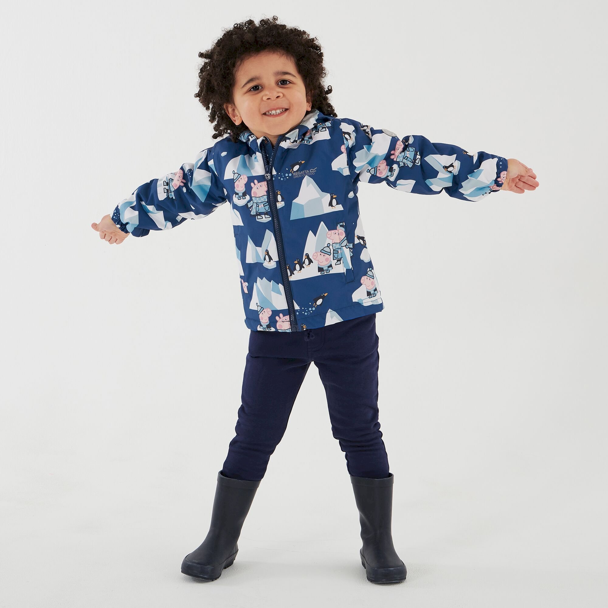 Peppa Pig Padded Muddy Puddle Jacket | Space Blue