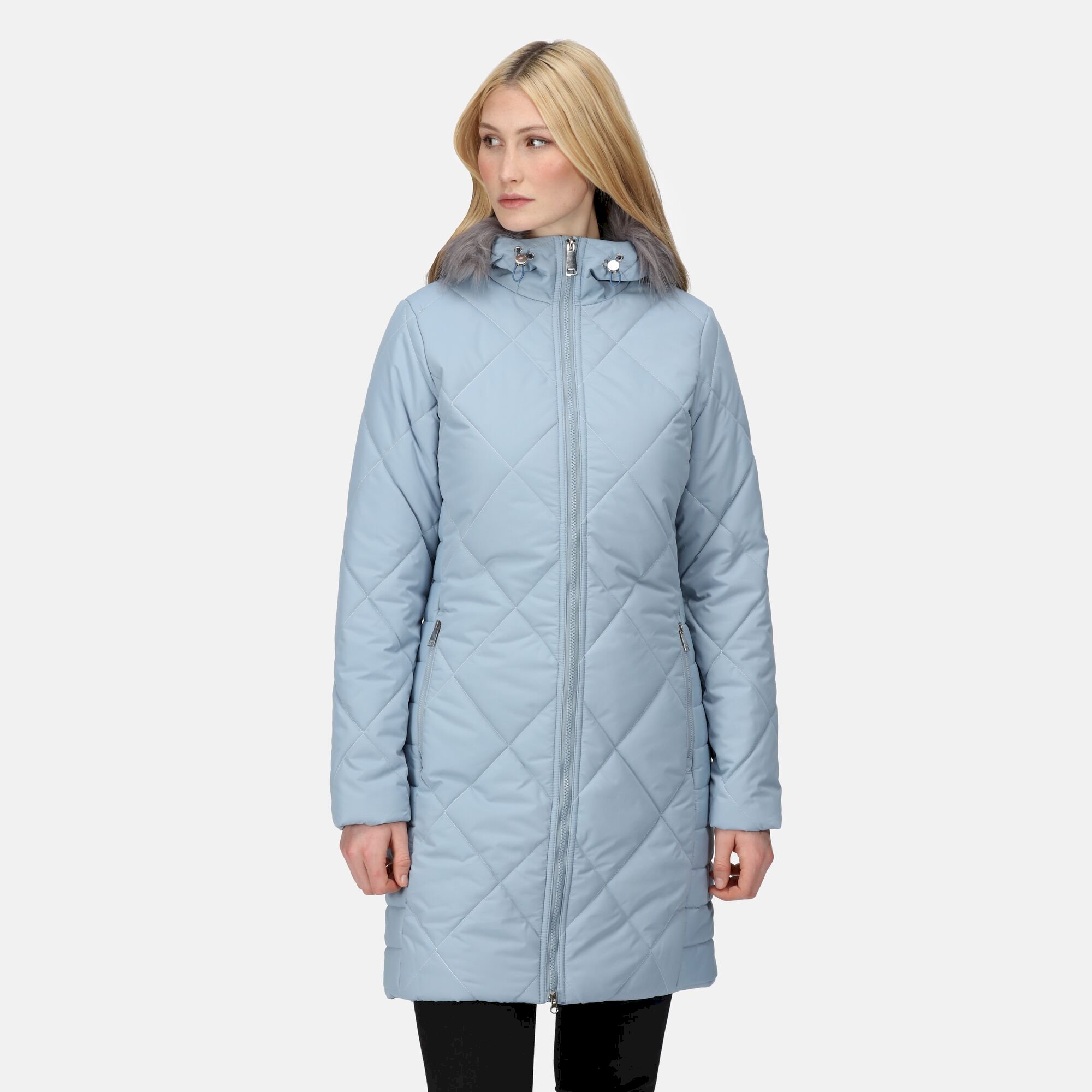 Women's Fritha II Insulated Parka Jacket | Ice Grey