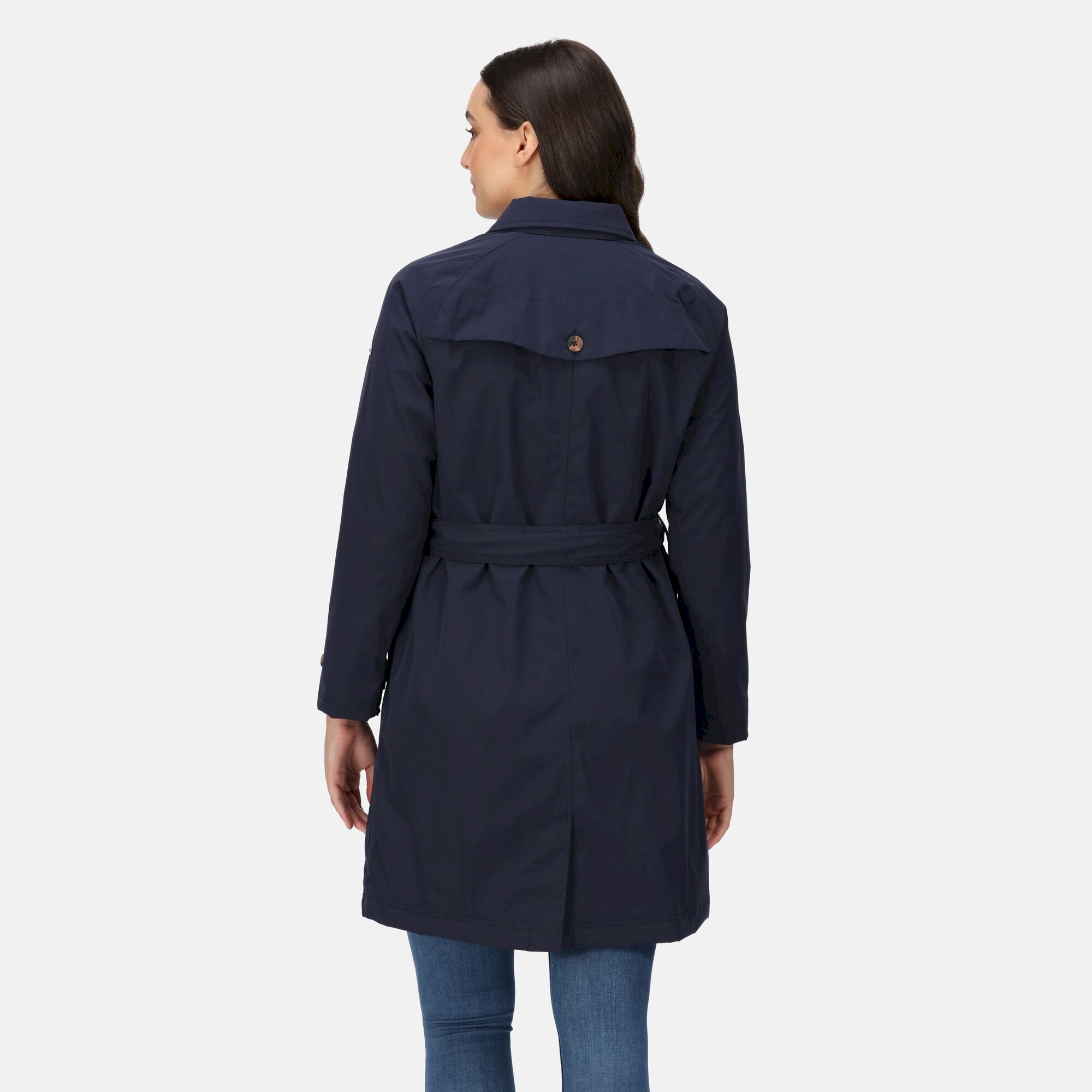 Women's Madalyn Waterproof Trench Coat | Navy