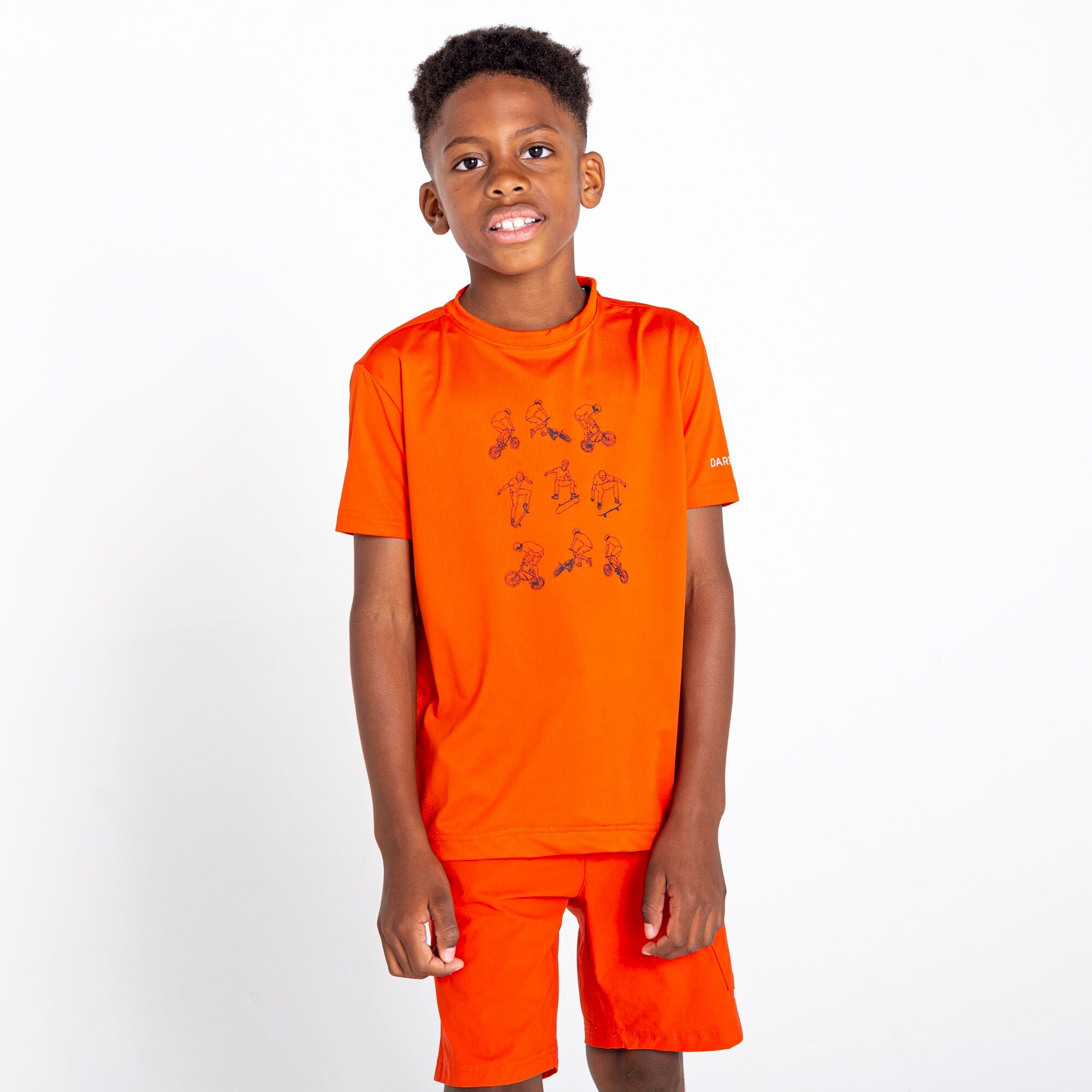 Dare 2b - Kids' Rightful Recycled Graphic Tee | Burnt Salmon