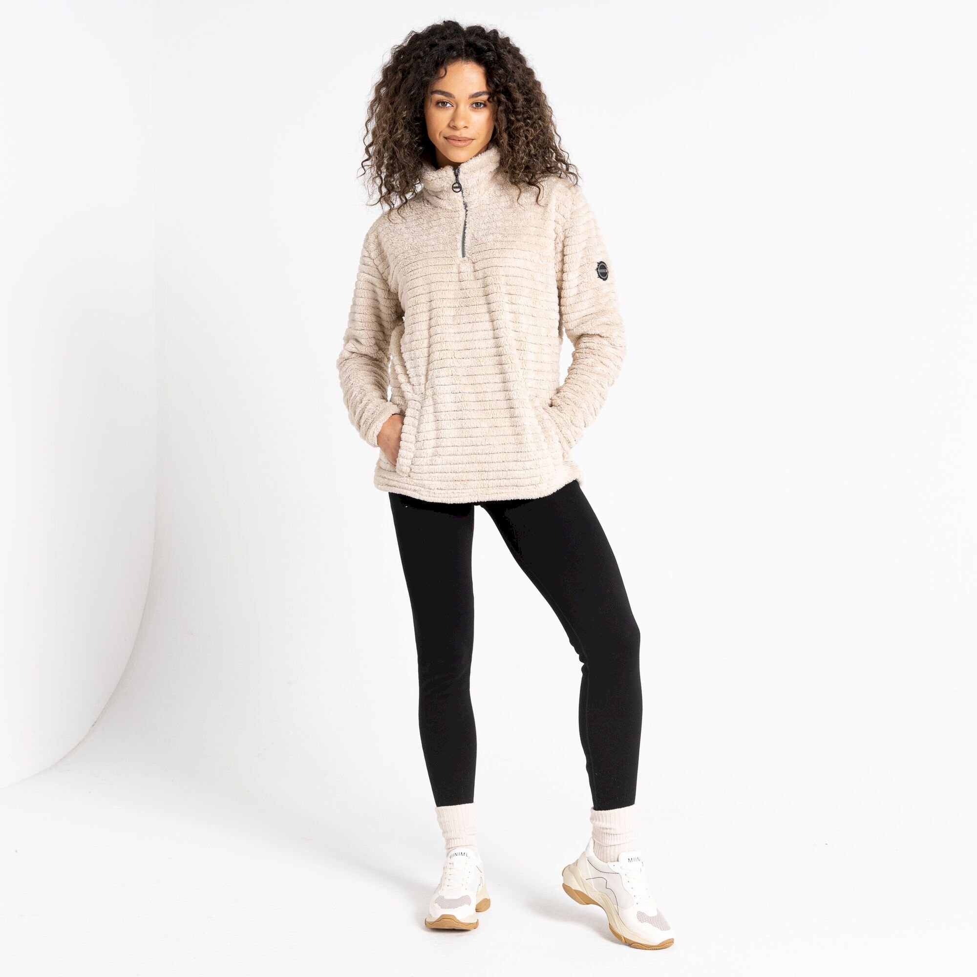 Dare 2b - Women's Lush Half Zip Fleece | Barley White