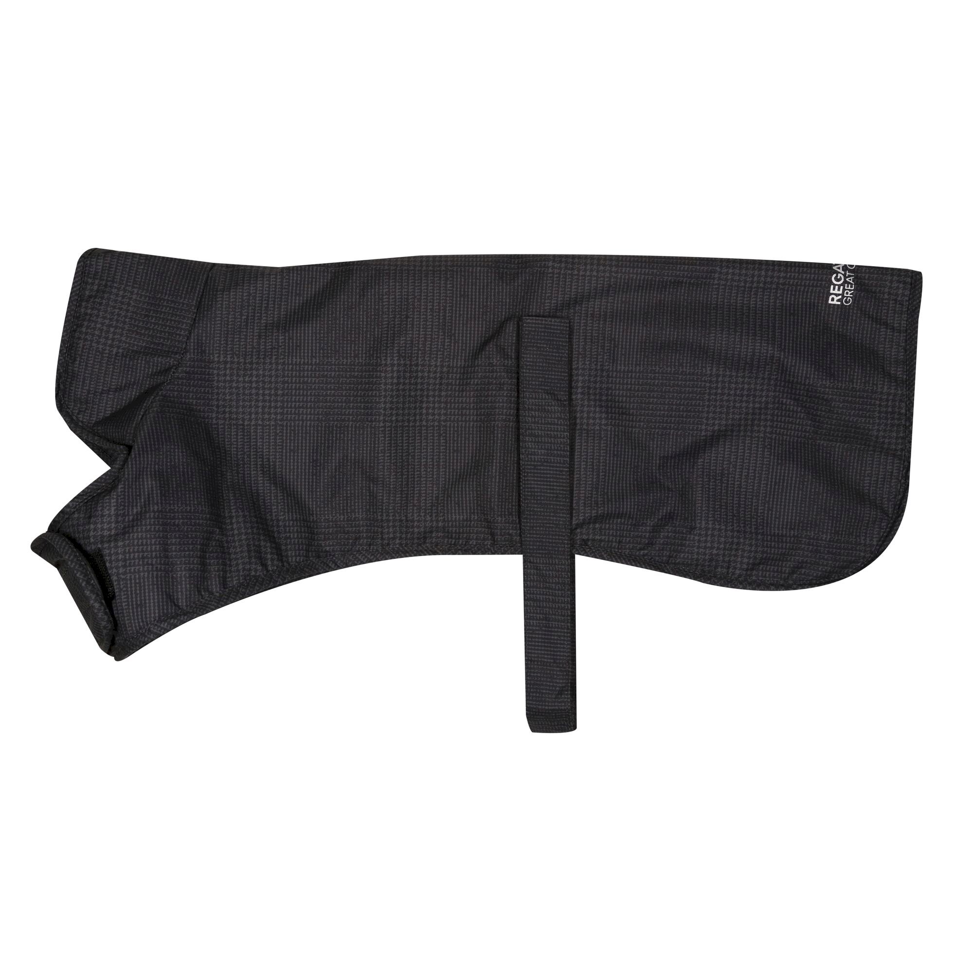 Arlo Waterproof Dog Coat | Lead Grey Prince of Wales Check