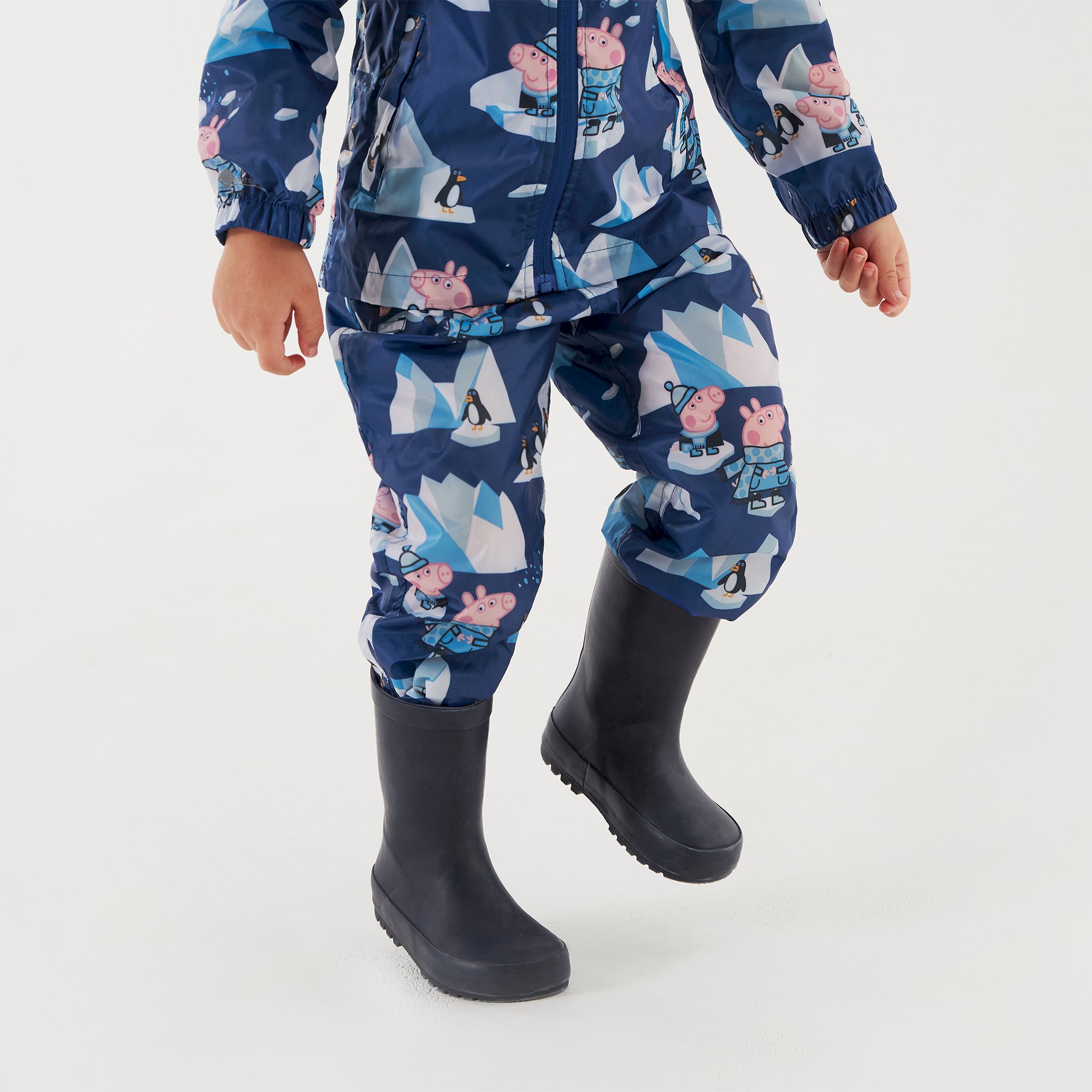 Peppa Pig Waterproof Pack-It Overtrousers | Space Blue