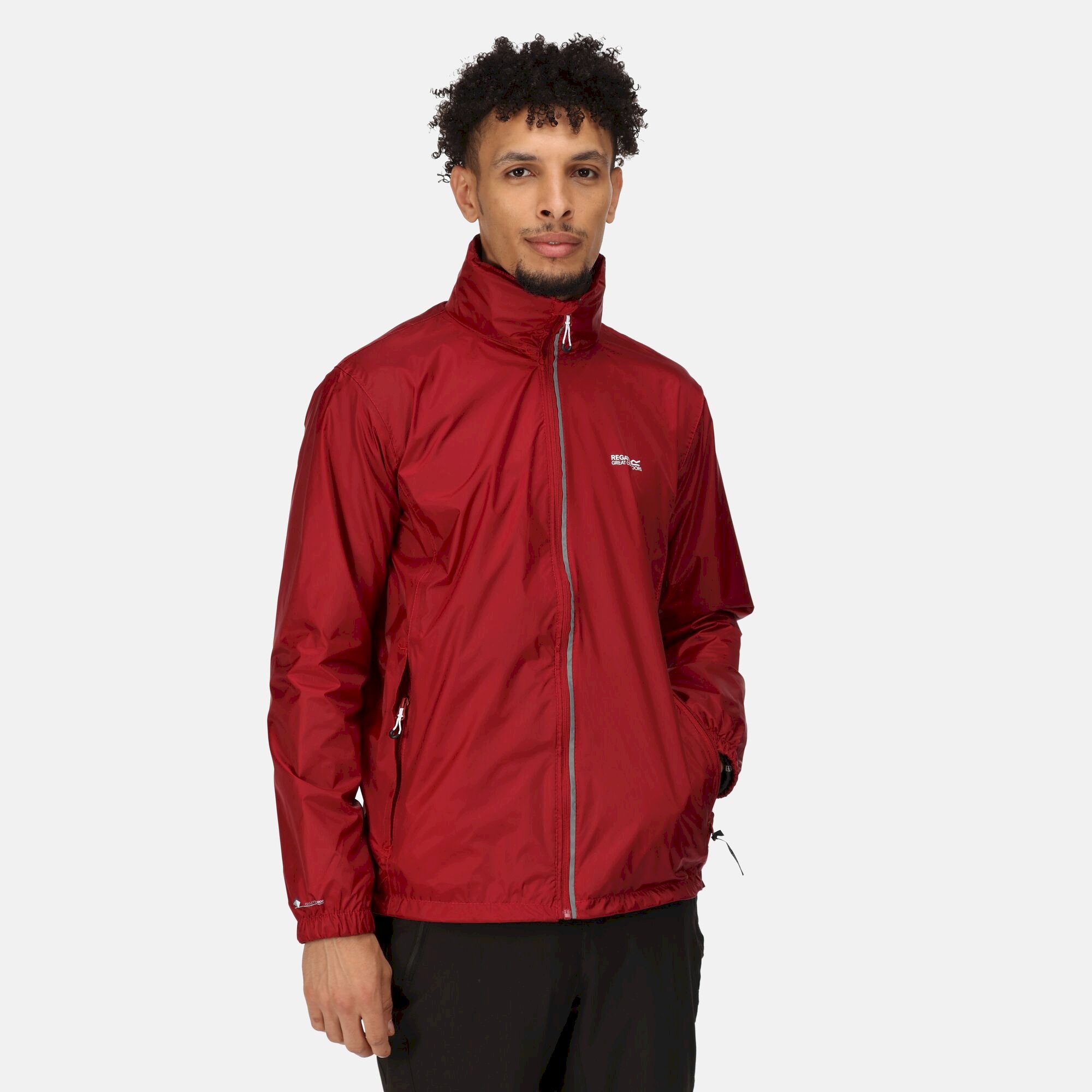Men's Lyle IV Waterproof Packaway Jacket | Dark Red
