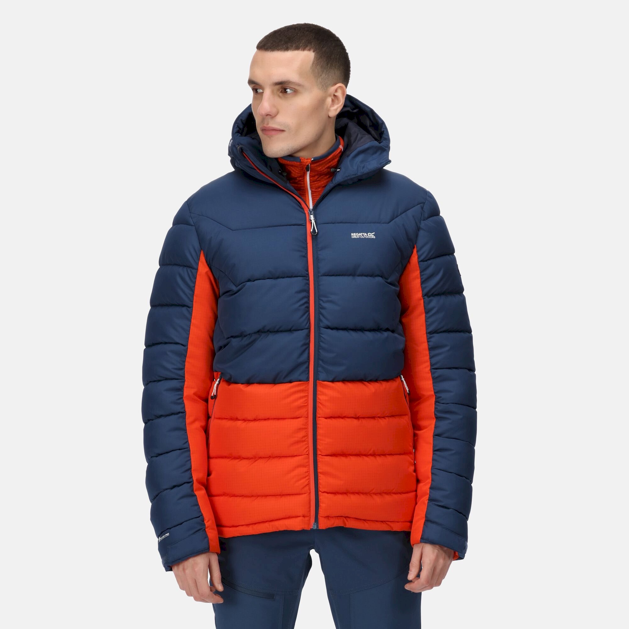 Men's Nevado VI Puffer Jacket | Admiral Blue Rusty Orange