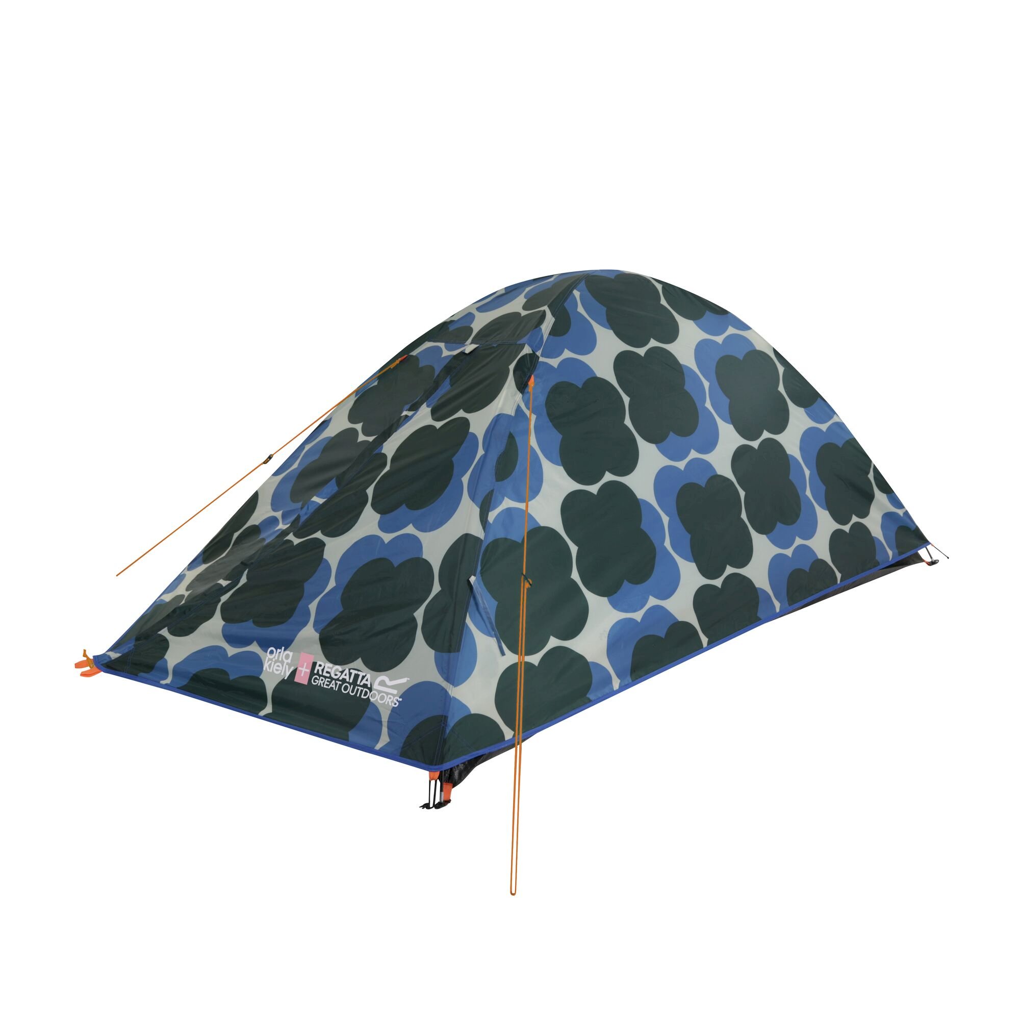 Orla Kiely Easy to Pitch Floral Tent | Shadow Flower Blue