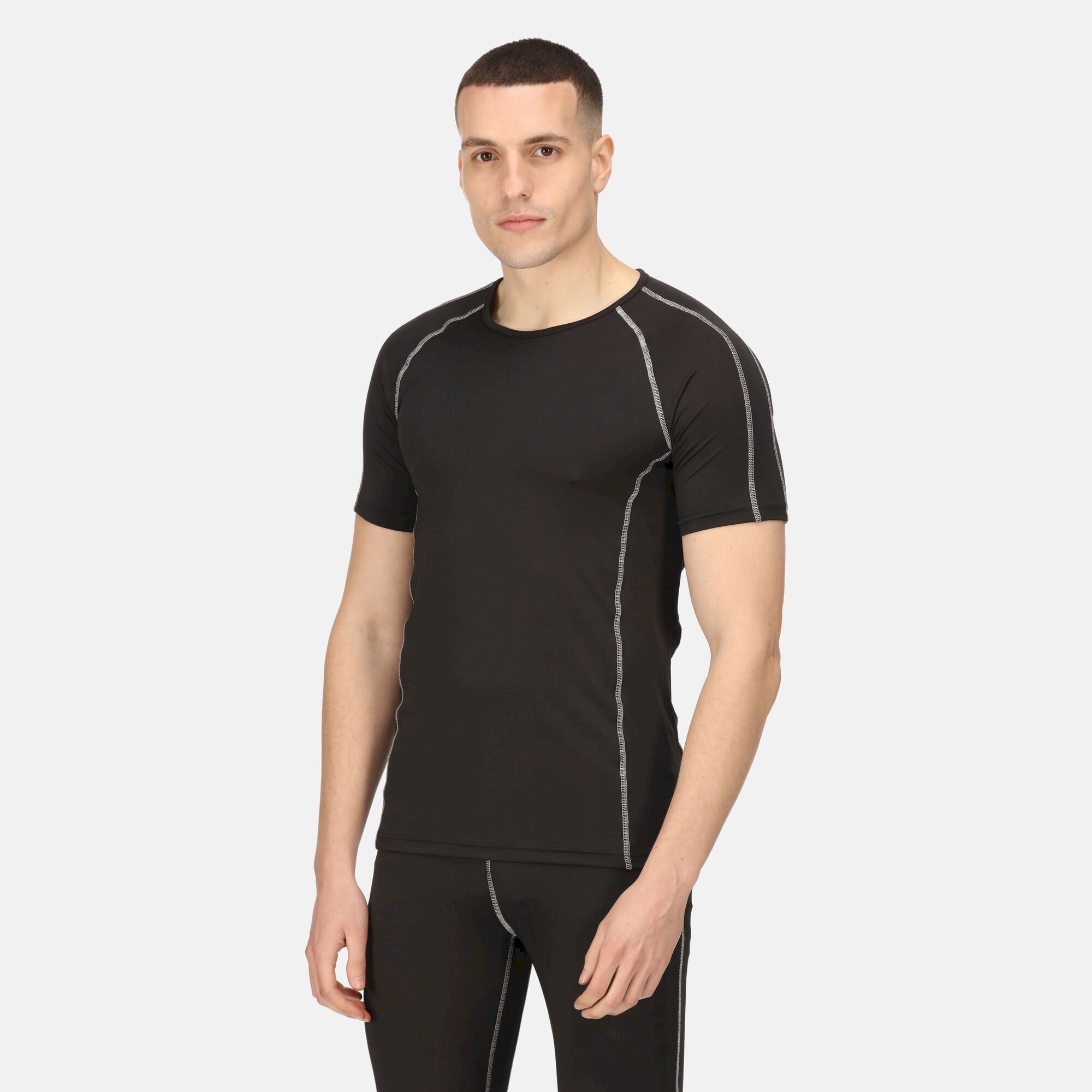 Men's SS Base Layer Top | Black