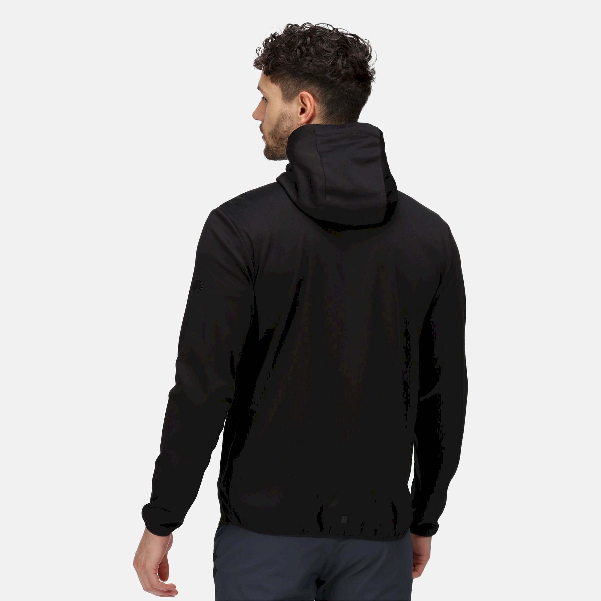 Men's Boyare Full Zip Hoody | Black
