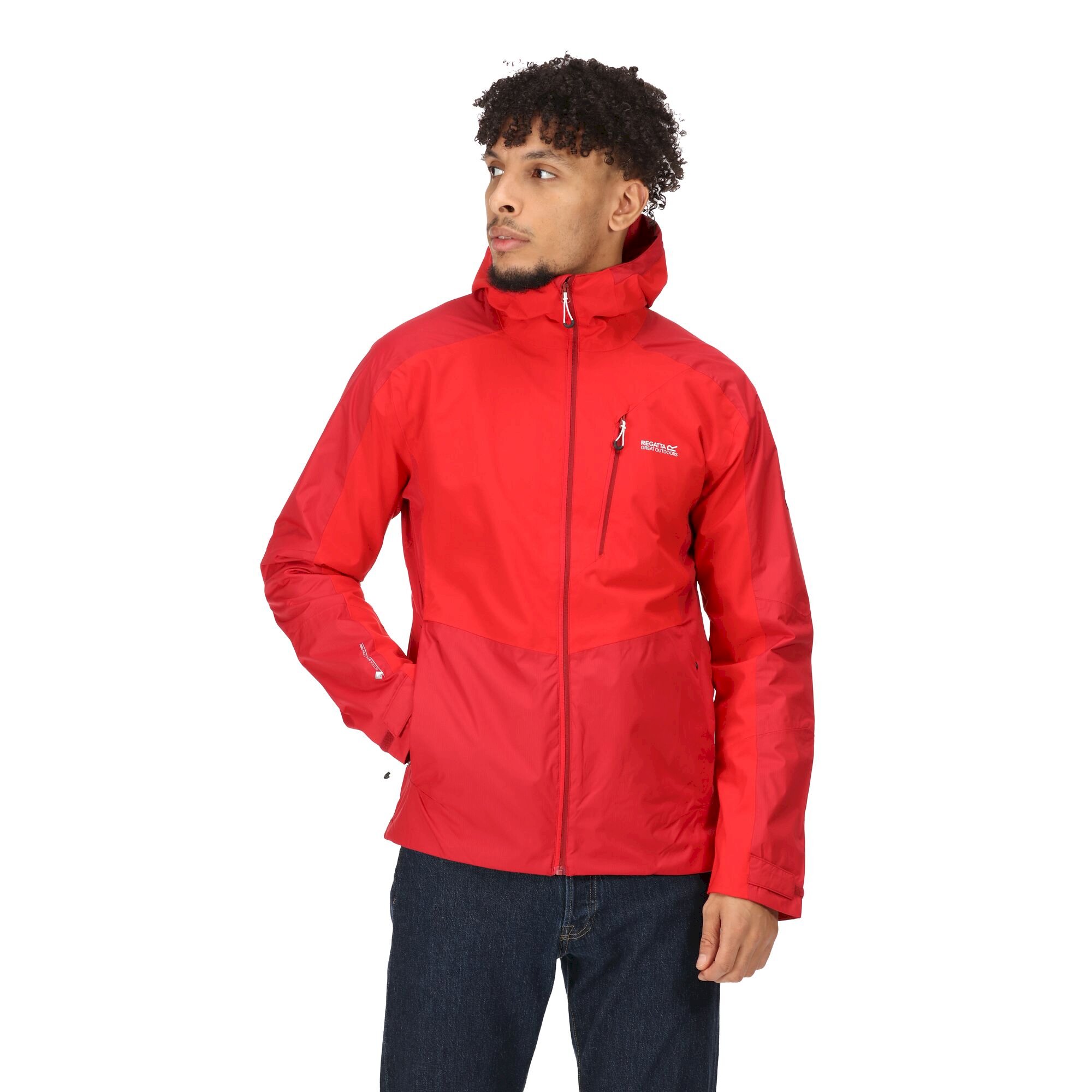 Men's Highton Stretch II Waterproof Jacket | Chinese Red Dark Red