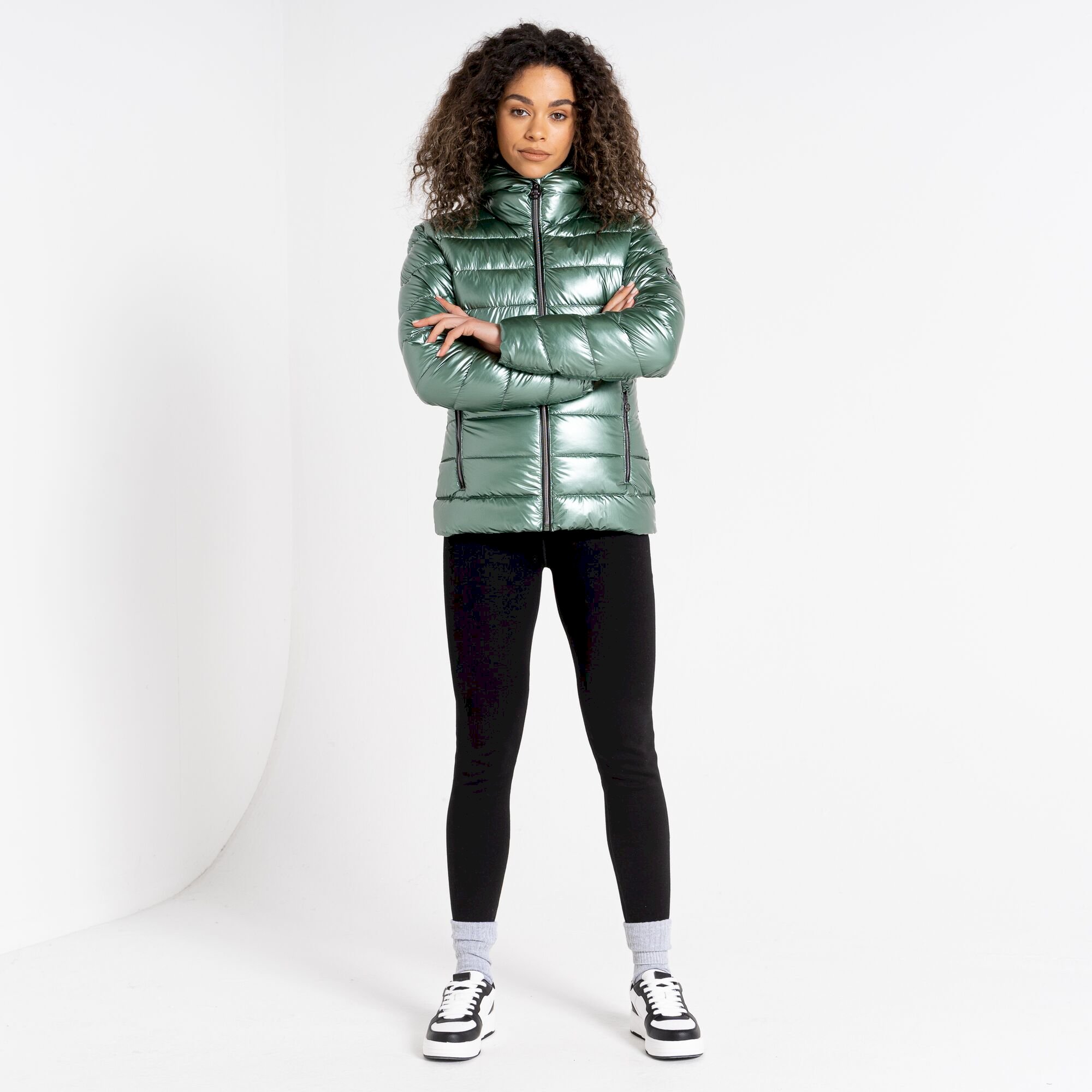 Dare 2b - Women's Reputable II Puffer Jacket | Duck Green Metallic