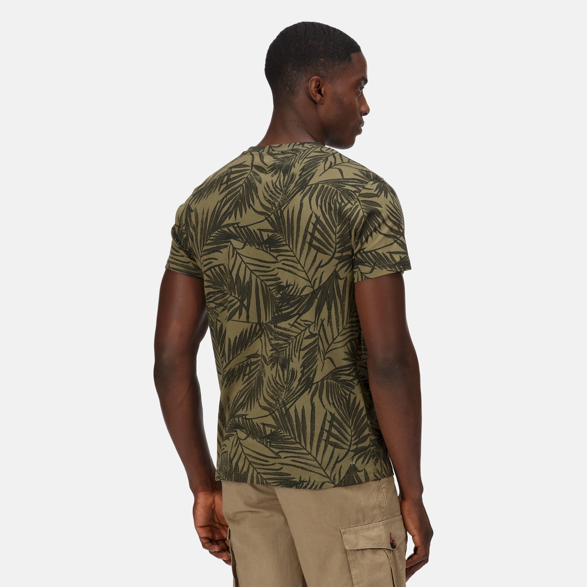 Men's Cline VI Cotton T-Shirt | Capulet Leaf Print