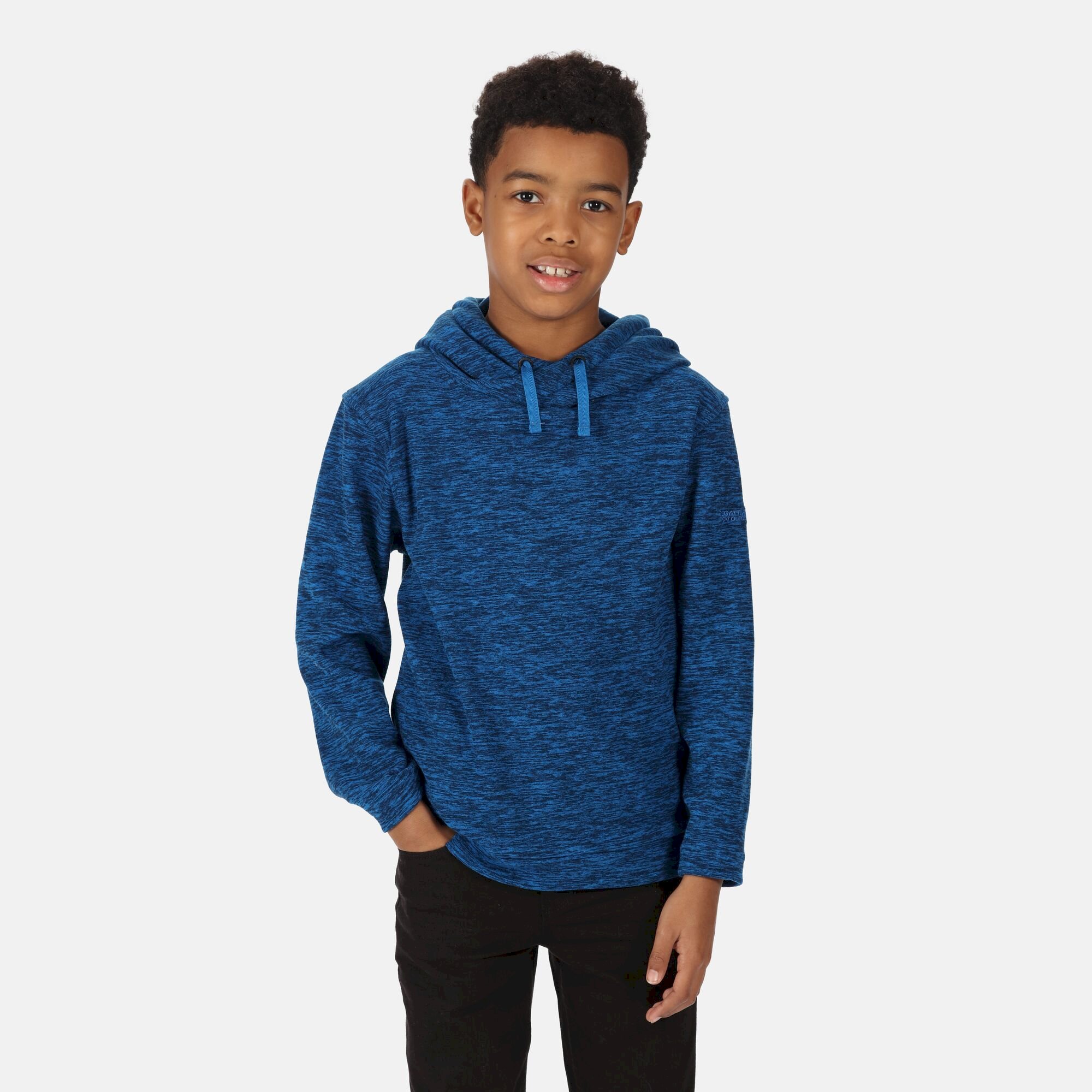 Kids' Keyon Hooded Fleece | Skydiver Blue Marl
