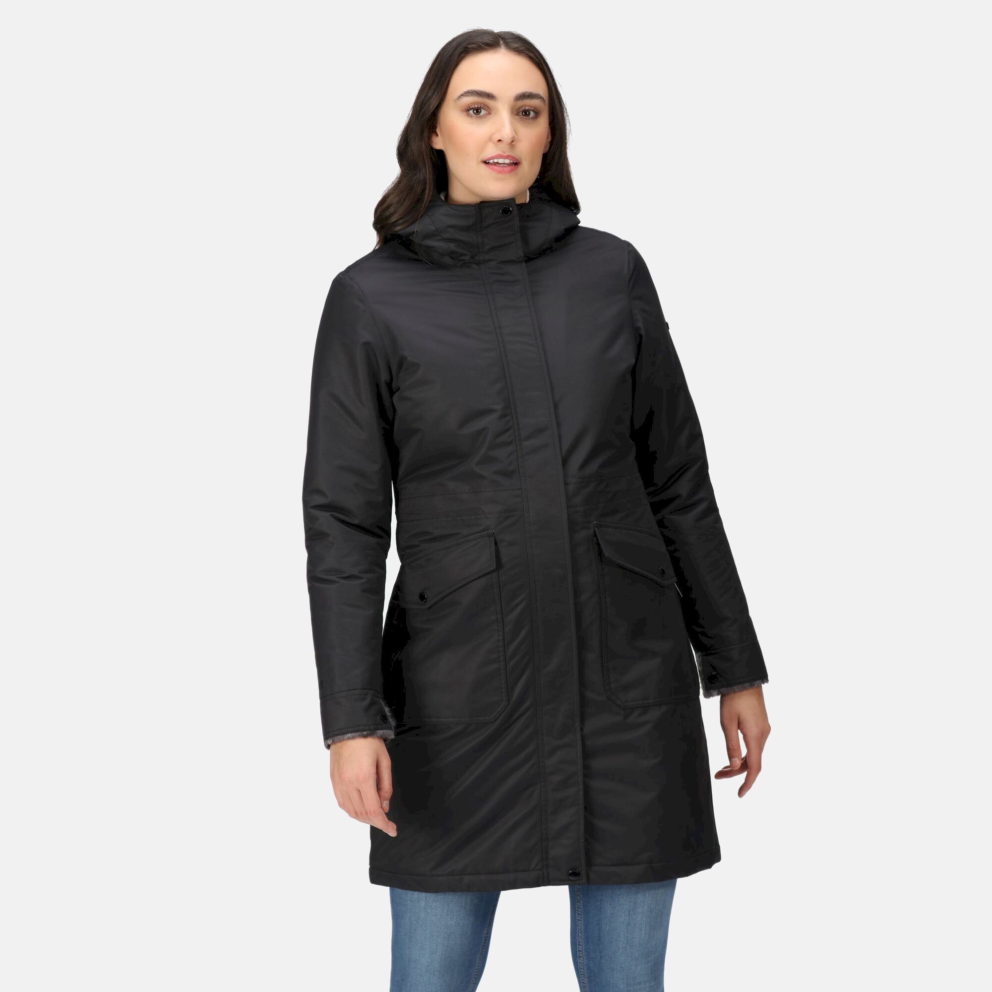 Women's Romine Waterproof Parka Jacket | Black