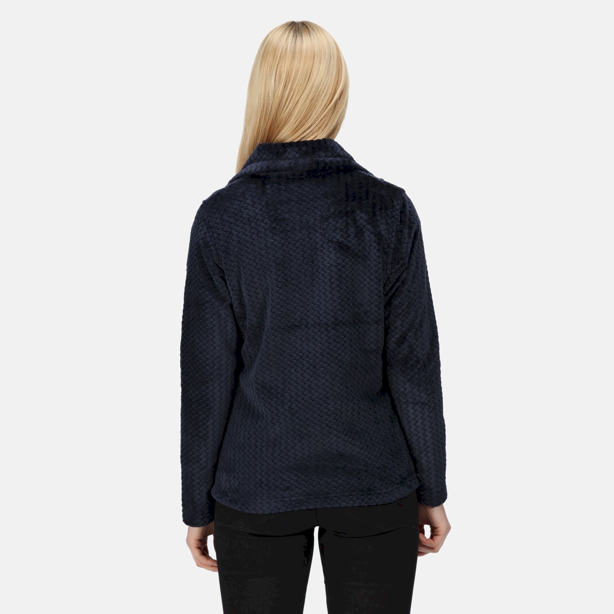 Women's Heloise Full Zip Fleece | Navy Ripple