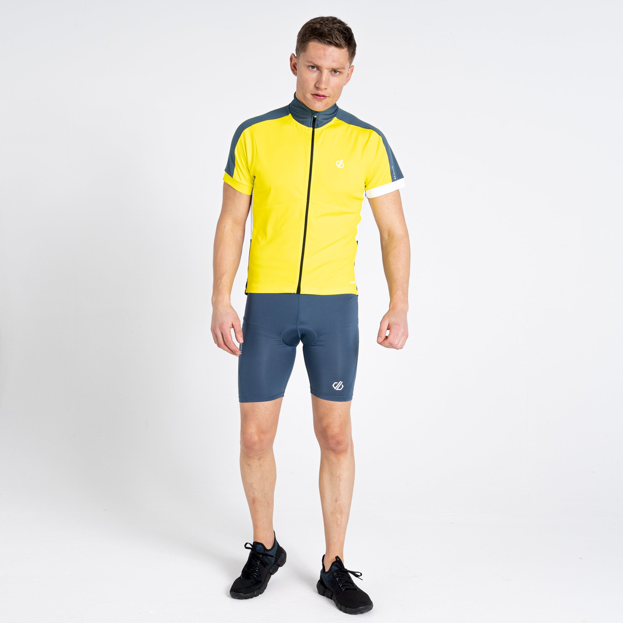 Dare 2b - Men's Protraction II Recycled Lightweight Jersey | Neon Spring Orion Grey