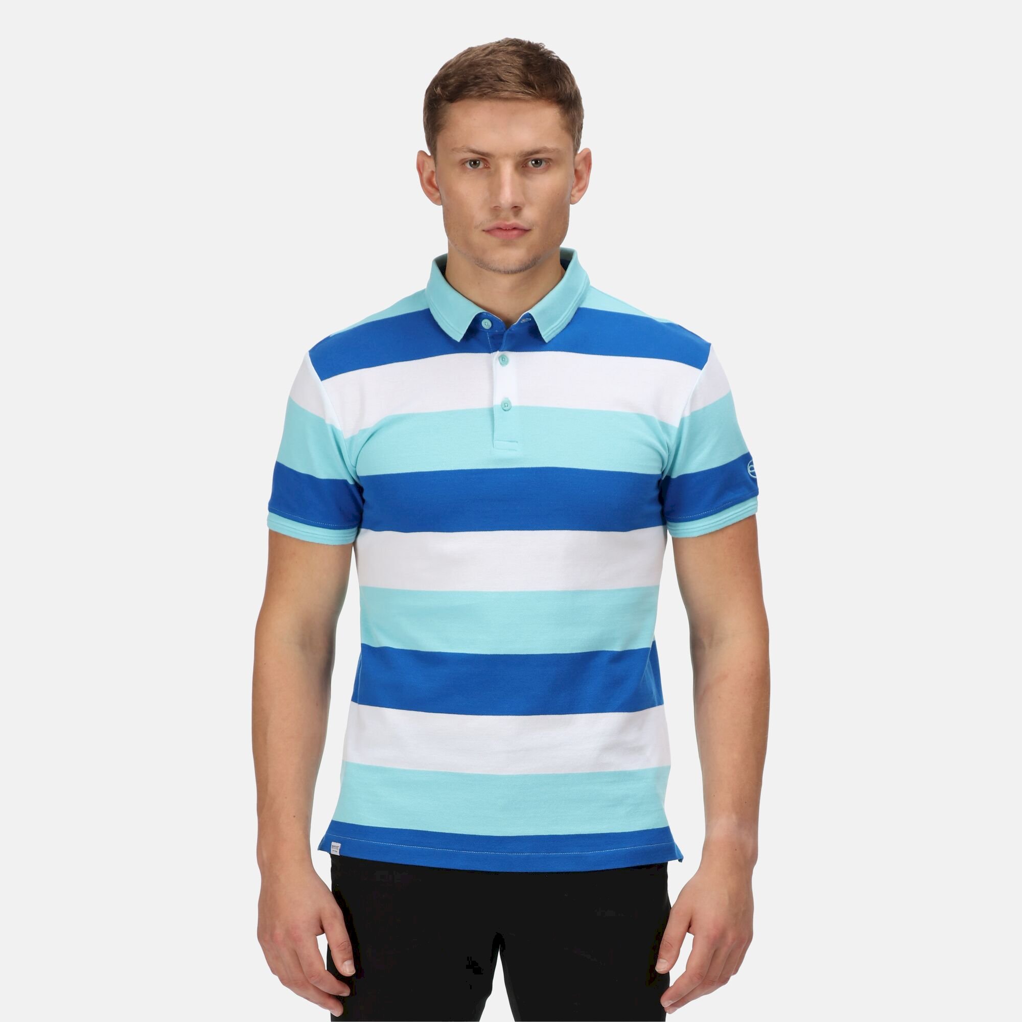 Men's Maxen Stripe Polo Shirt | Anitgua Stripe