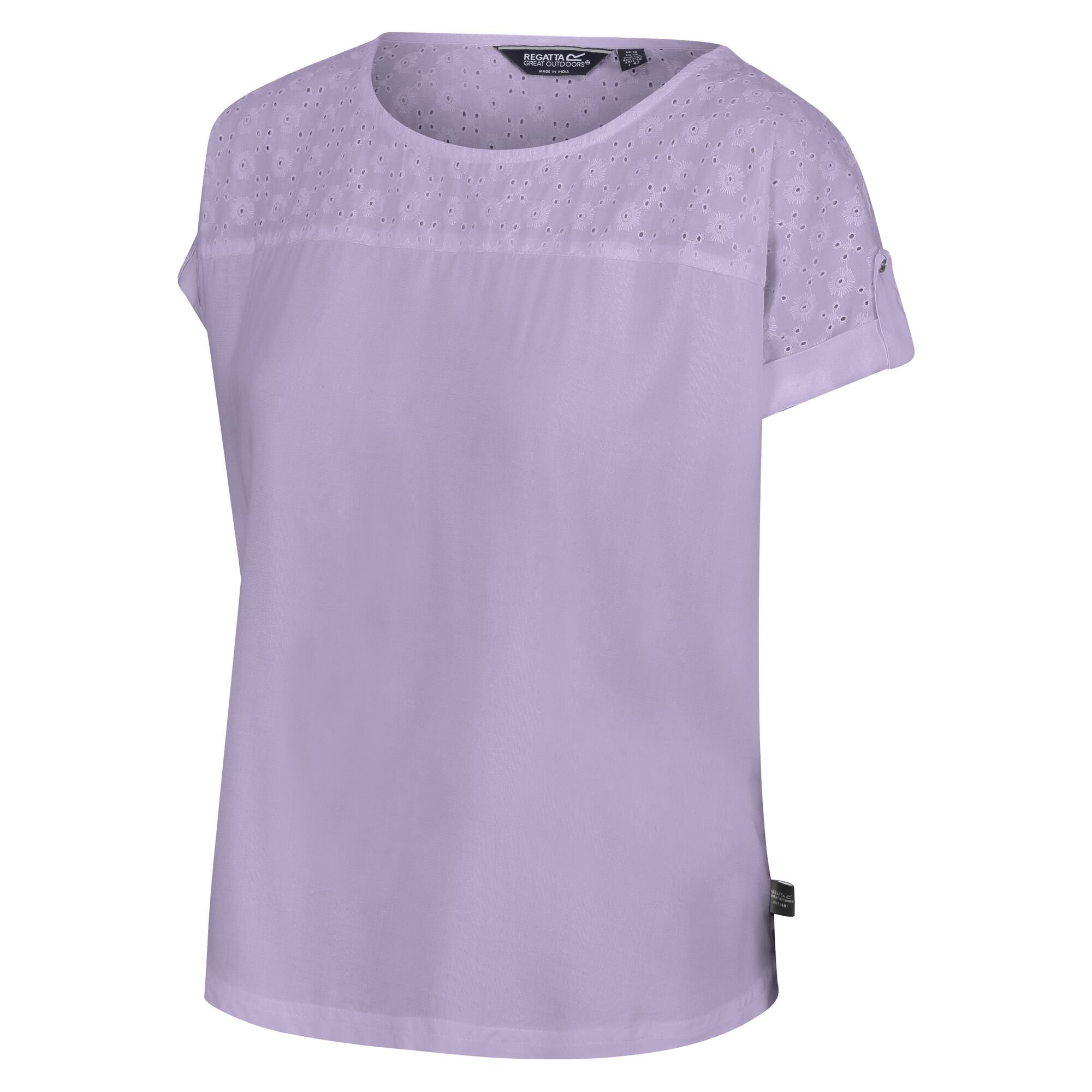 Women's Jaida Cotton T-Shirt | Pastel Lilac