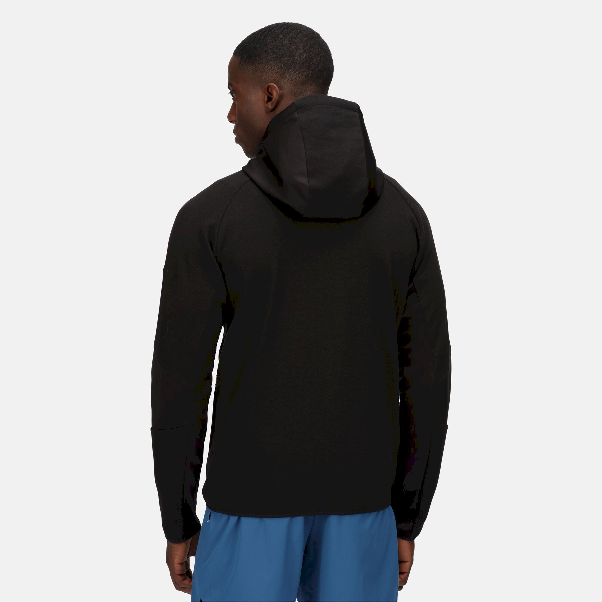 Men's Highton Pro Full Zip Hooded Fleece | Black