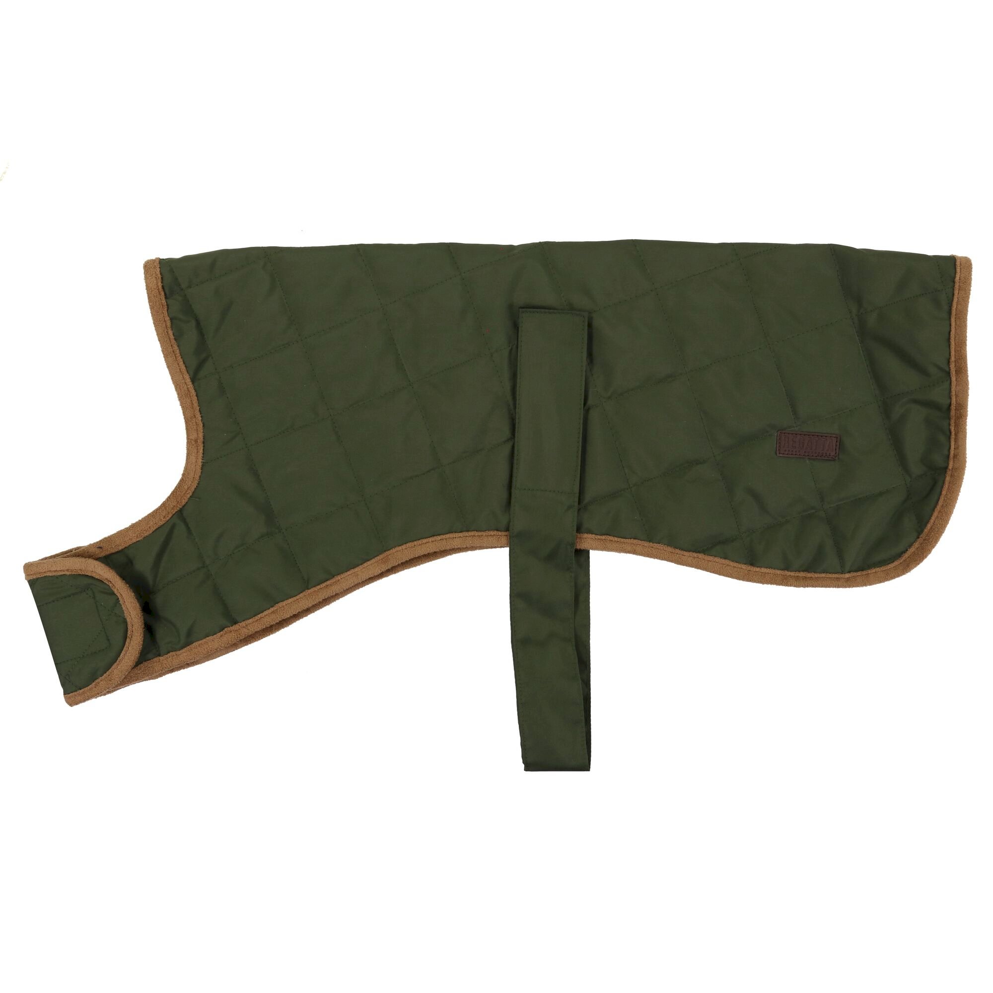 Odie Quilted Dog Coat | Dark Khaki