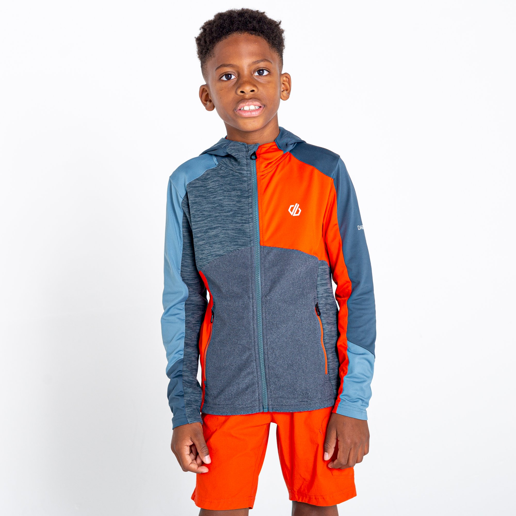 Dare 2b - Kids' Hero Recycled Core Stretch Midlayer | Bluestone Orion Grey