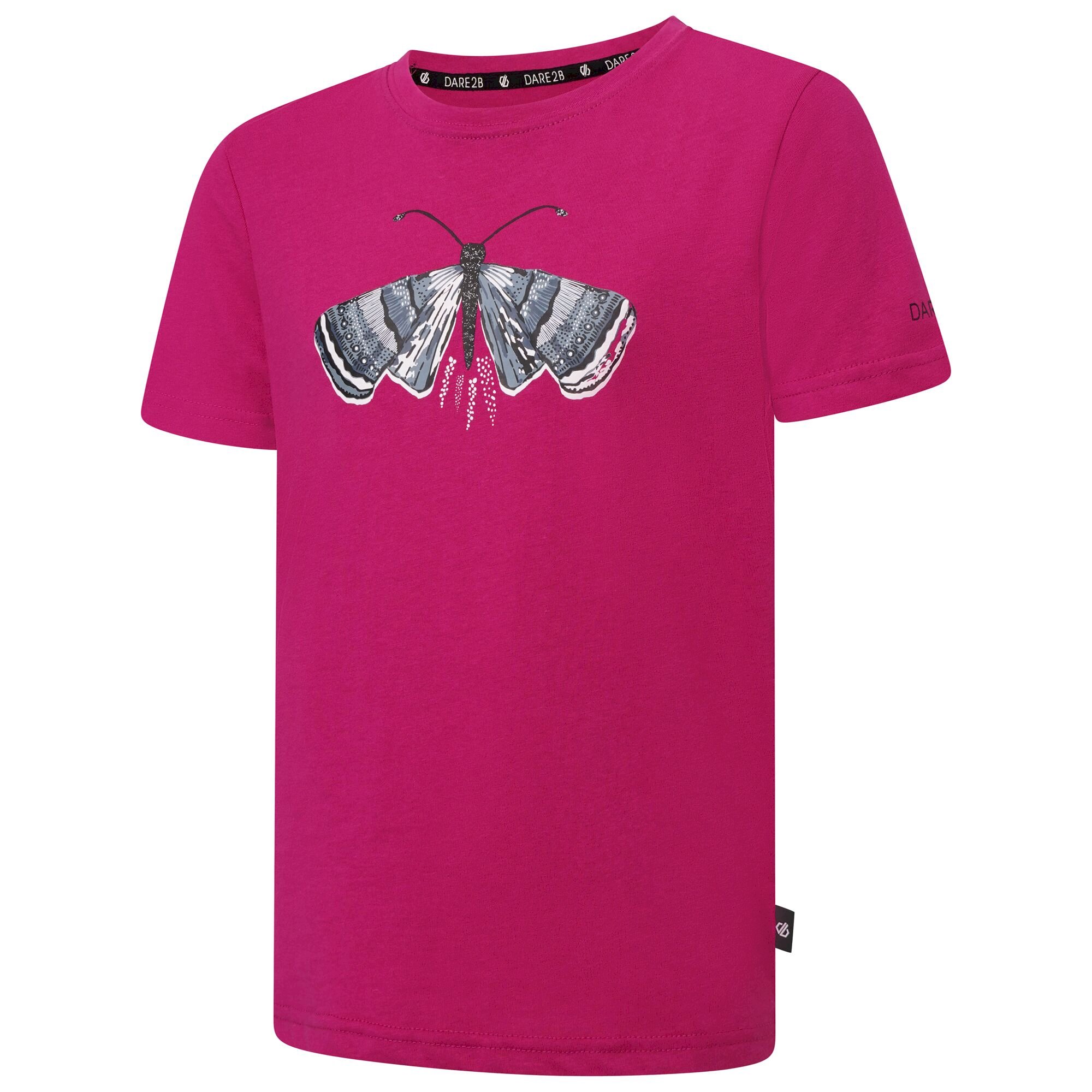 Dare 2b - Kids' Go Beyond Graphic Tee | Fuchsia Marl