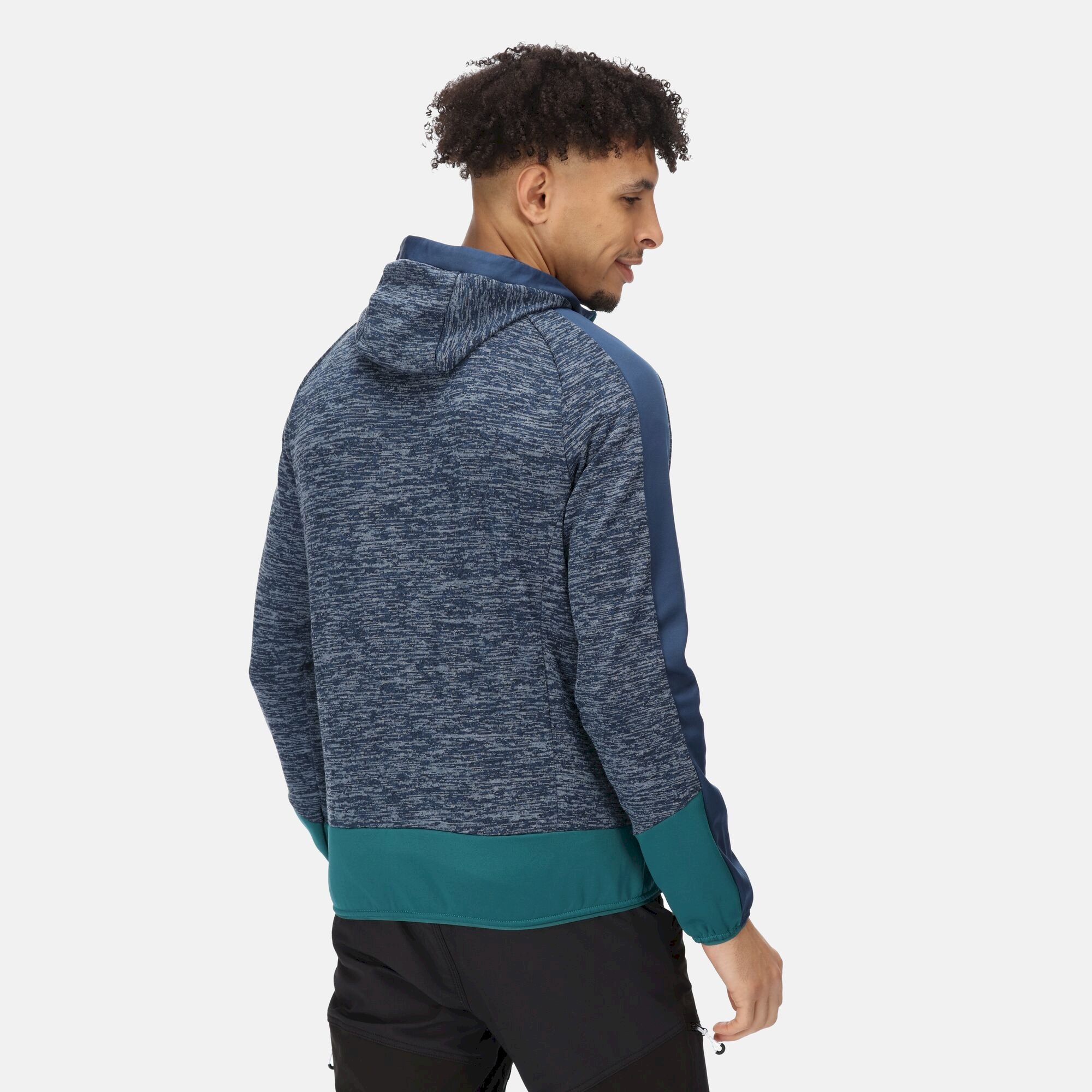 Men's Cadford IV Half Zip Fleece | Admiral Blue Pacific Green