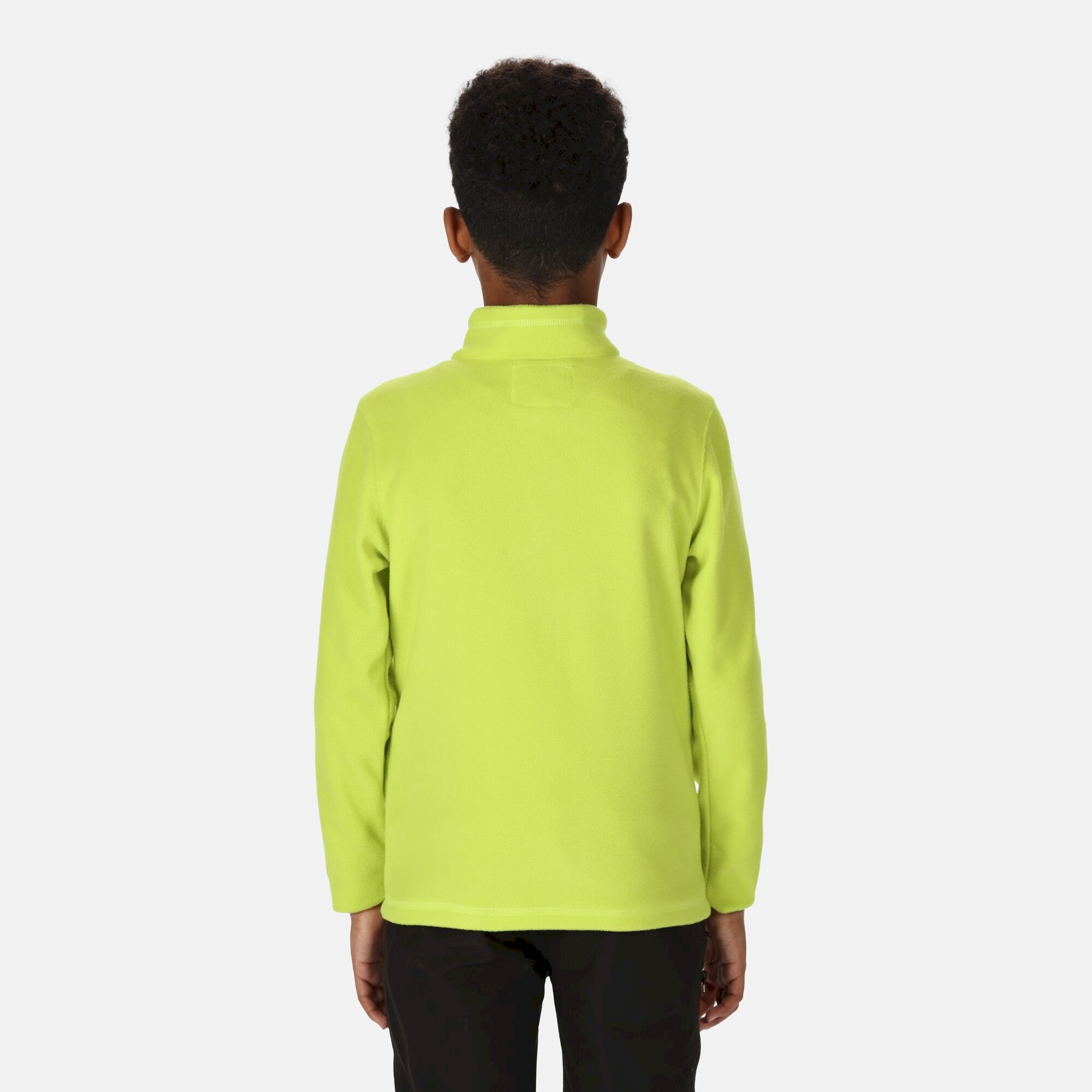 Kids' Hot Shot II Half Zip Fleece | Bright Kiwi
