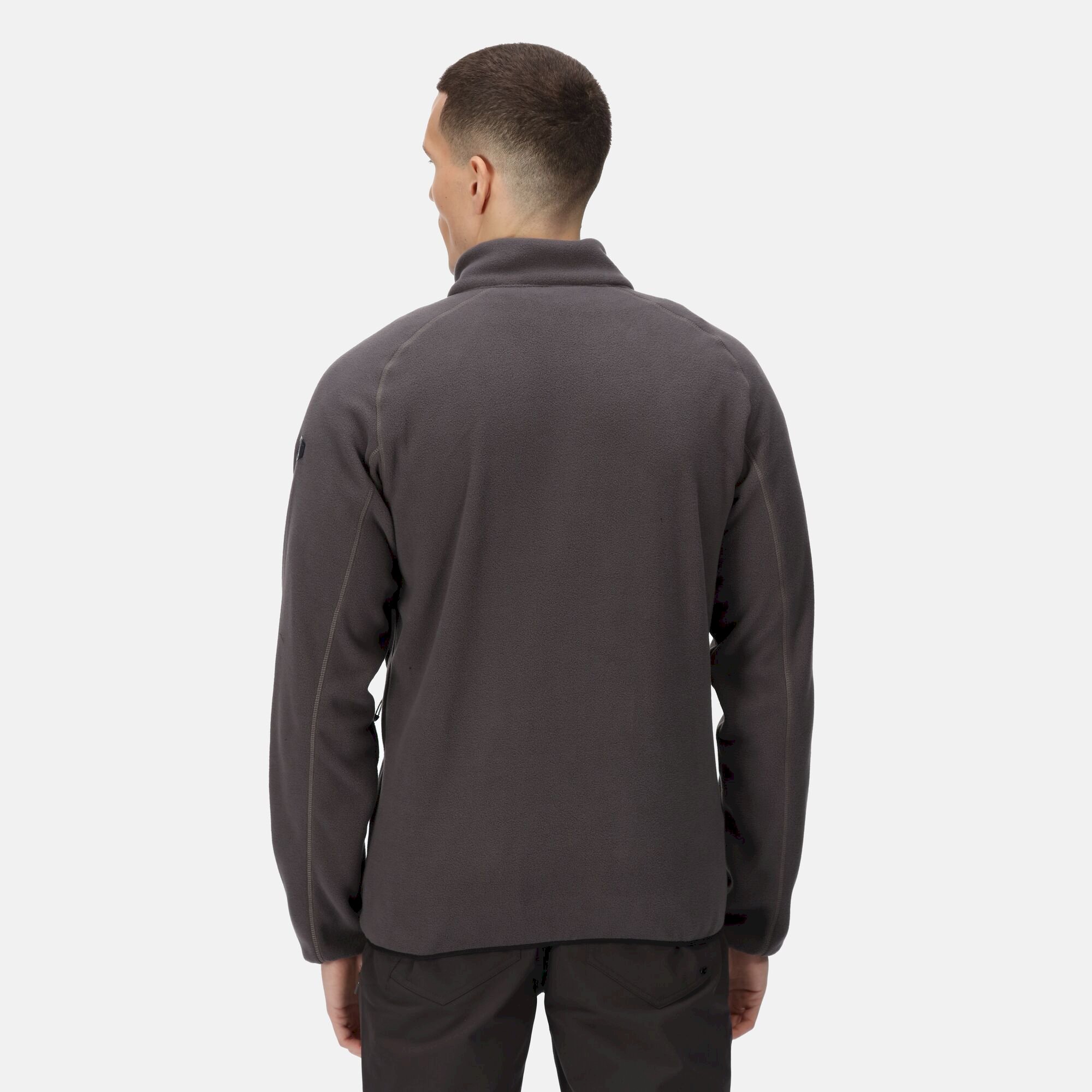 Men's Hadfield Full Zip Fleece | Dark Grey