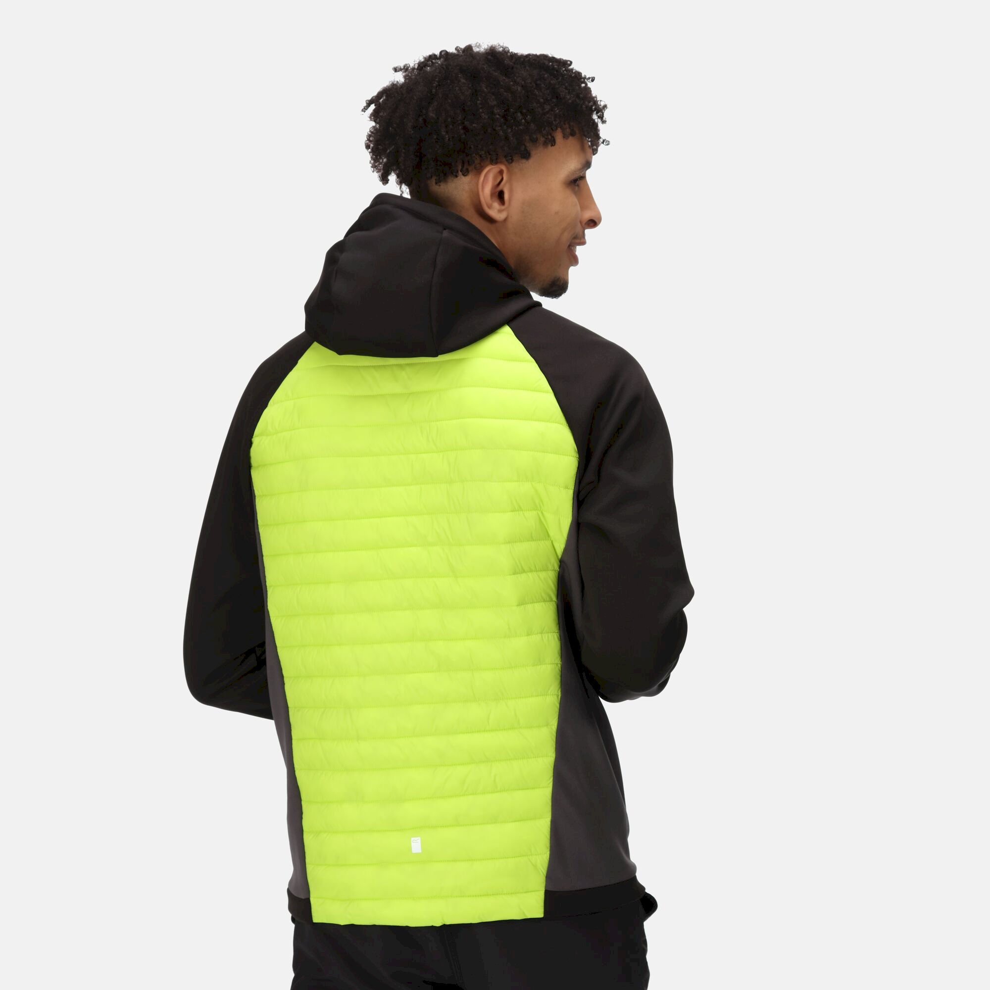 Men's Andreson VII Hybrid Lightweight Jacket | Bright Kiwi Black