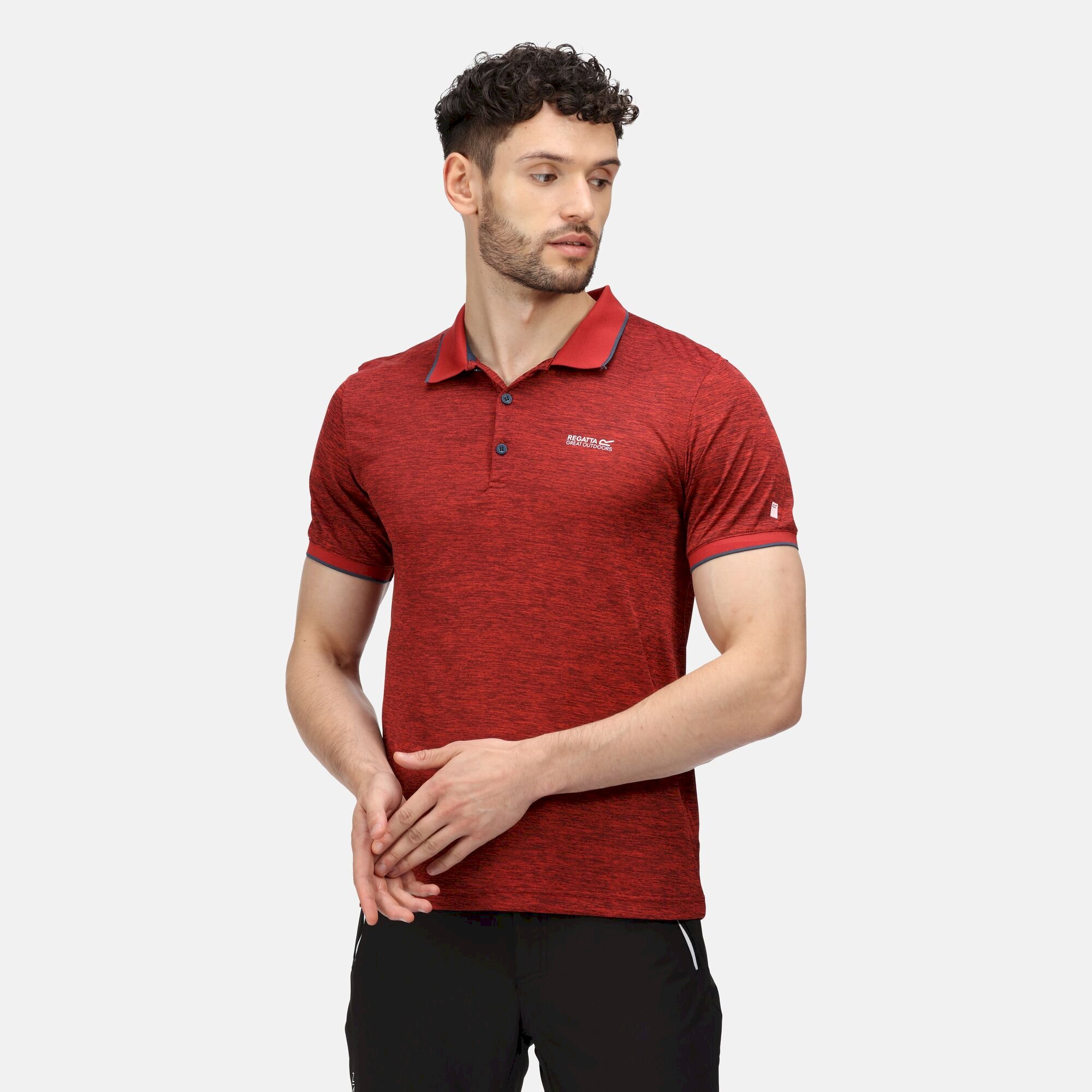 Men's Remex II Jersey Polo Shirt | Fiery Red