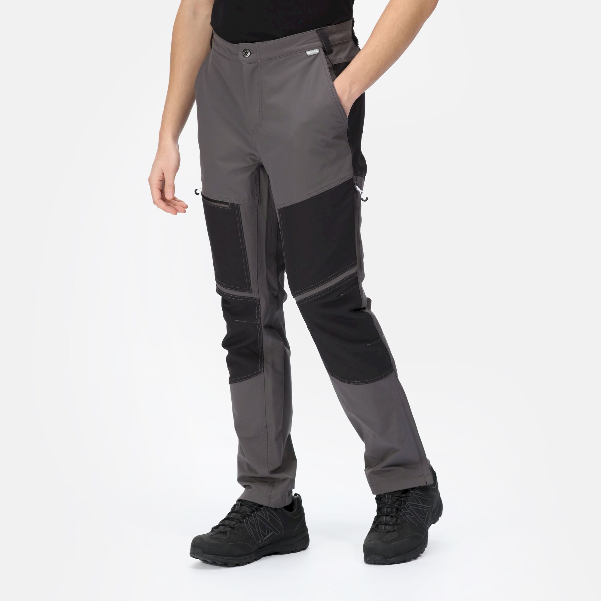 Men's Questra IV Stretch Trousers | Dark Grey/Black