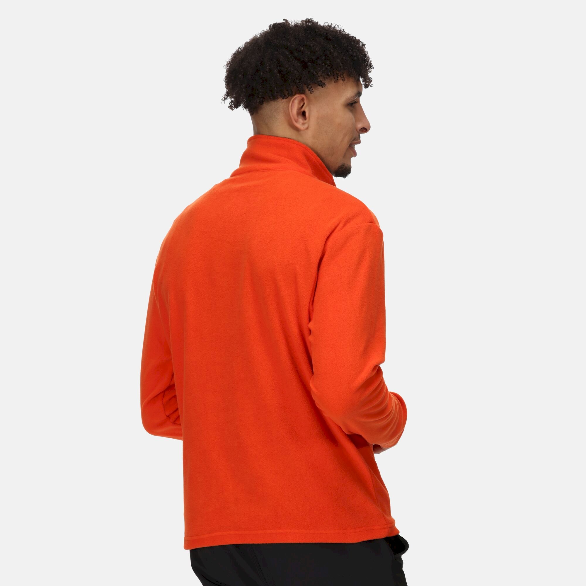 Men's Thompson Lightweight Half Zip Fleece | Rusty Orange