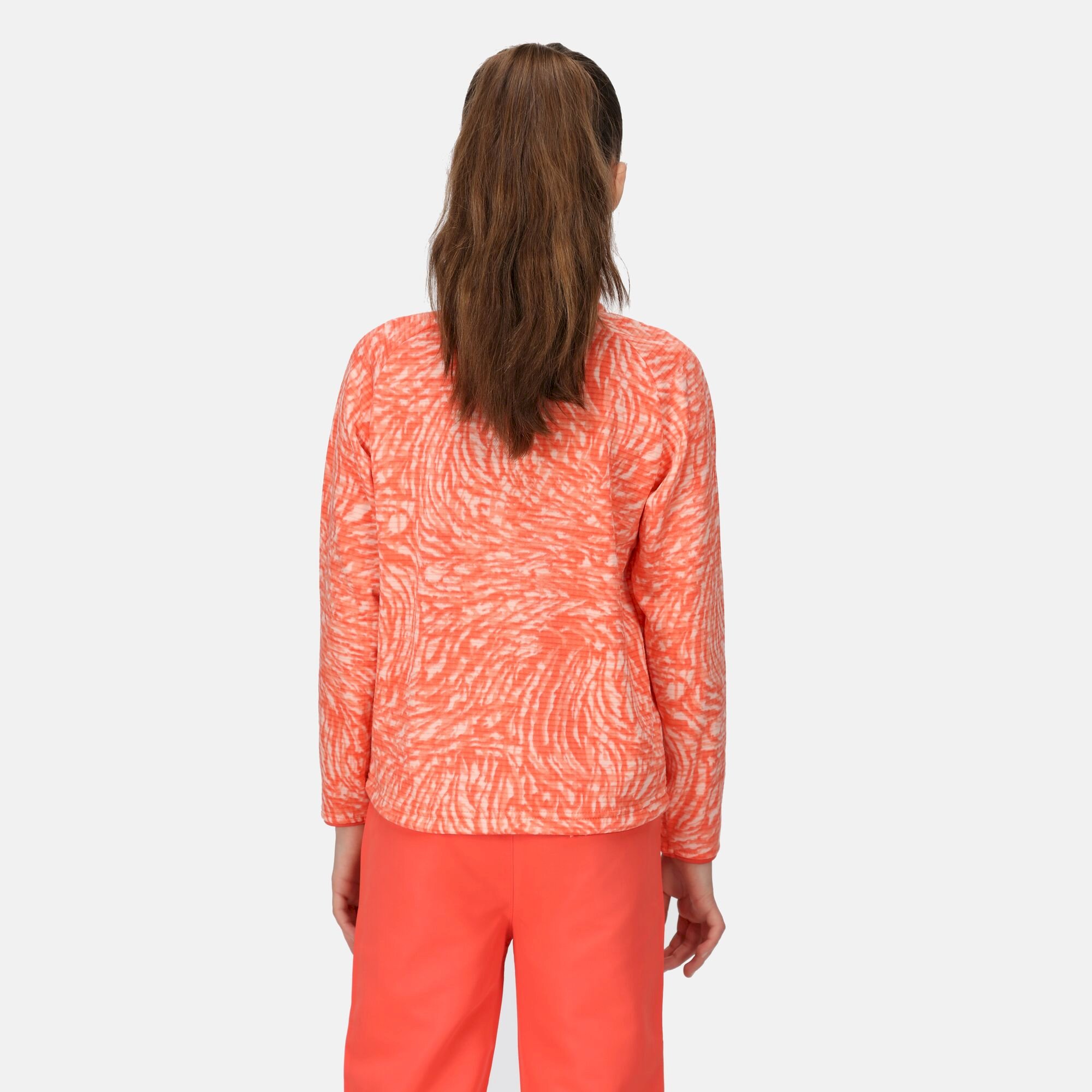 Kids' Highton Half Zip Fleece | Fusion Coral Animal