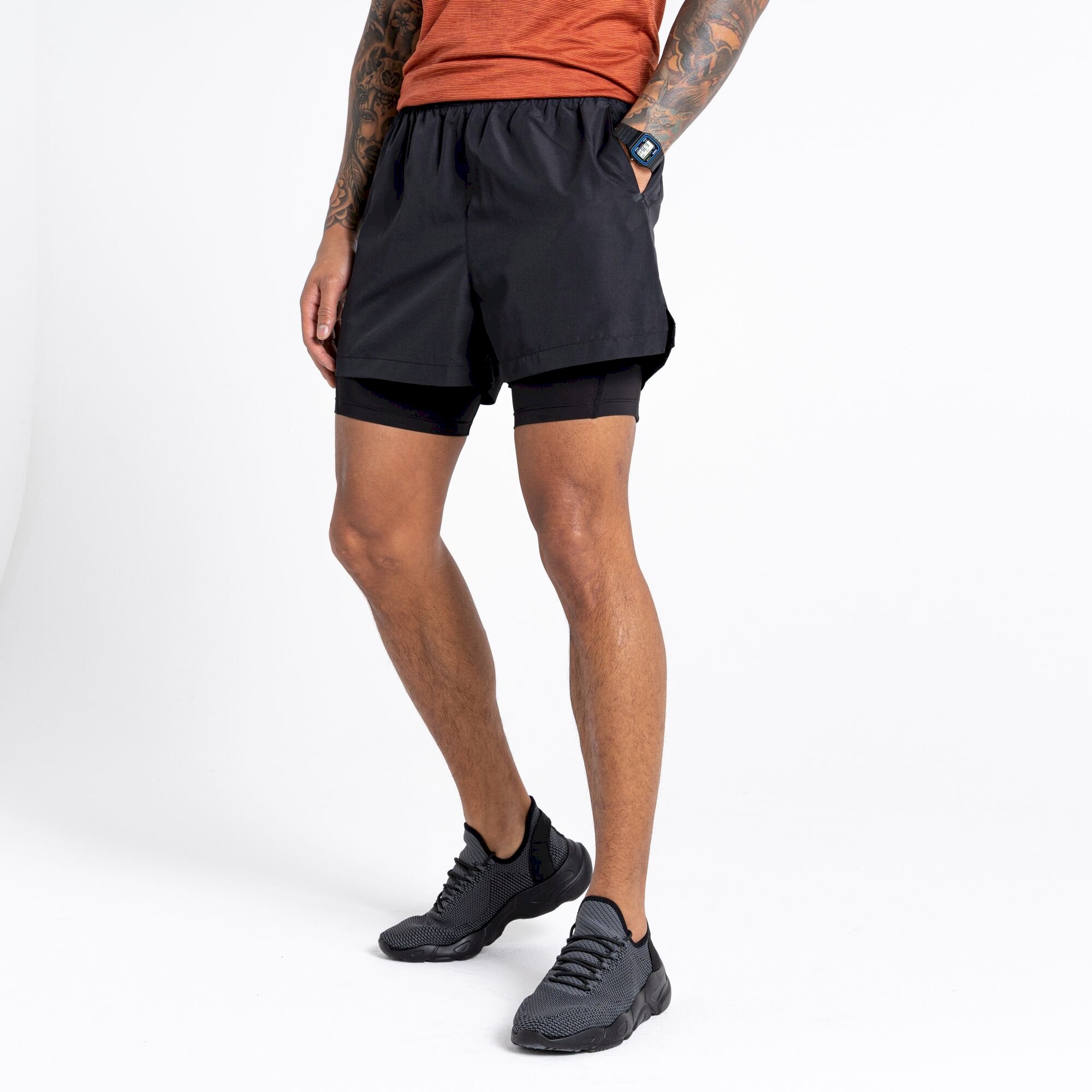 Dare 2b - Men's Recreate II 2-in-1 Shorts | Black