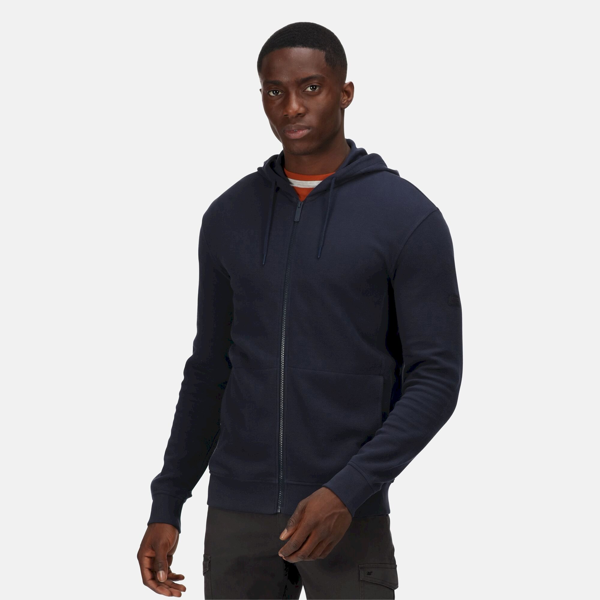 Men's Lyman Full Zip Hooded Fleece | Navy