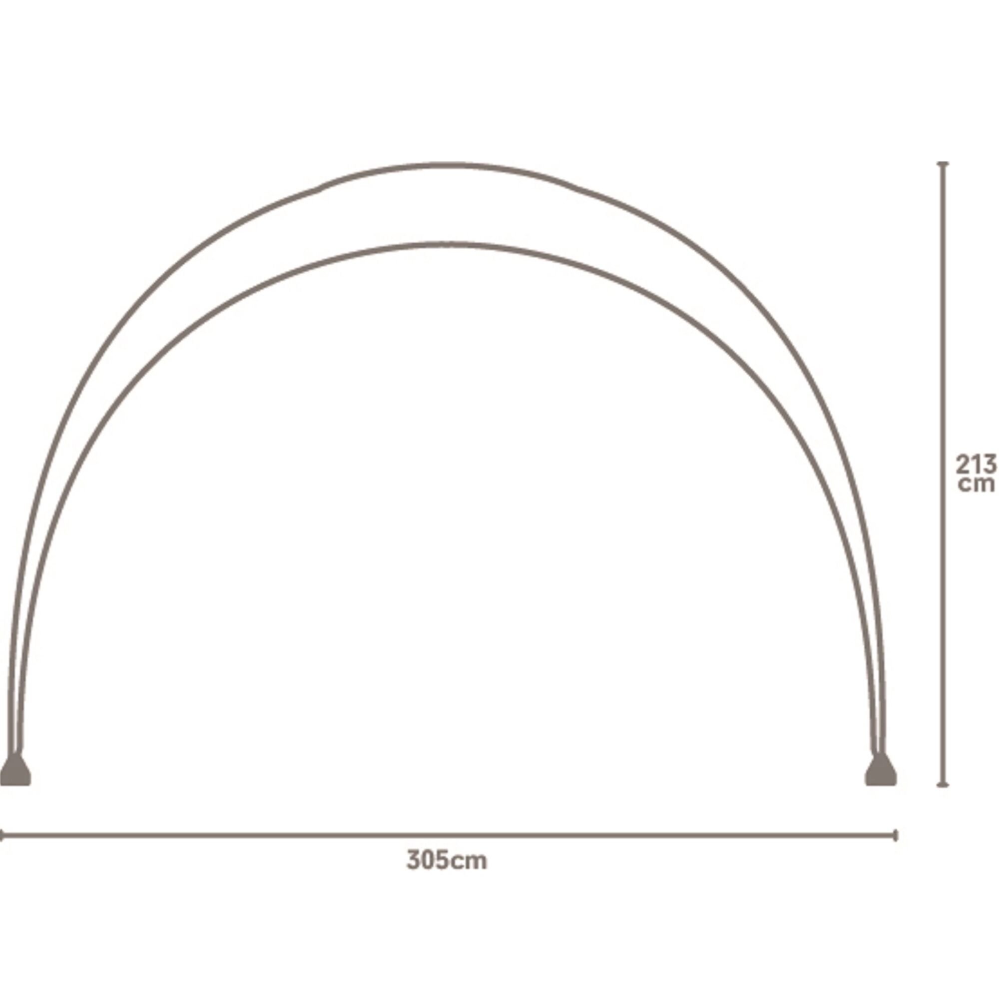 3M Family Steel Frame Gazebo | French Blue