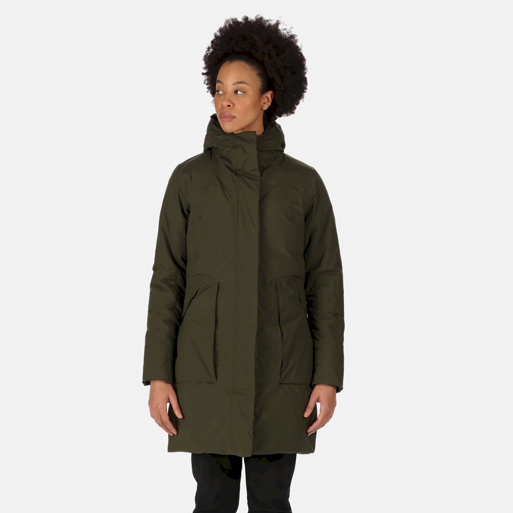 Women's Yewbank II Waterproof Parka | Dark Khaki