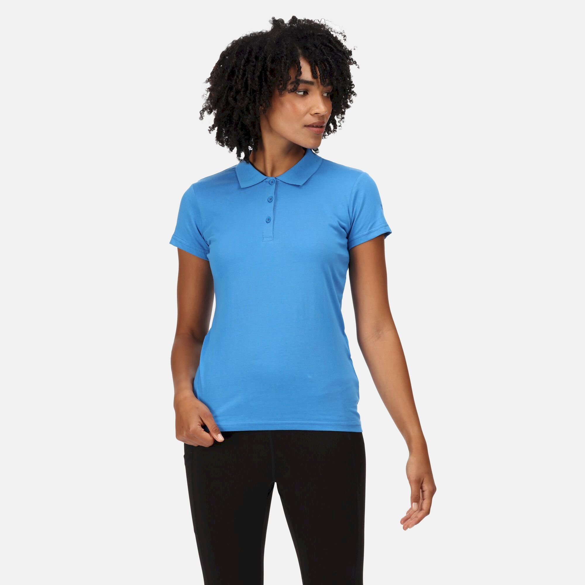 Women's Sinton Coolweave Polo Shirt | Sonic Blue