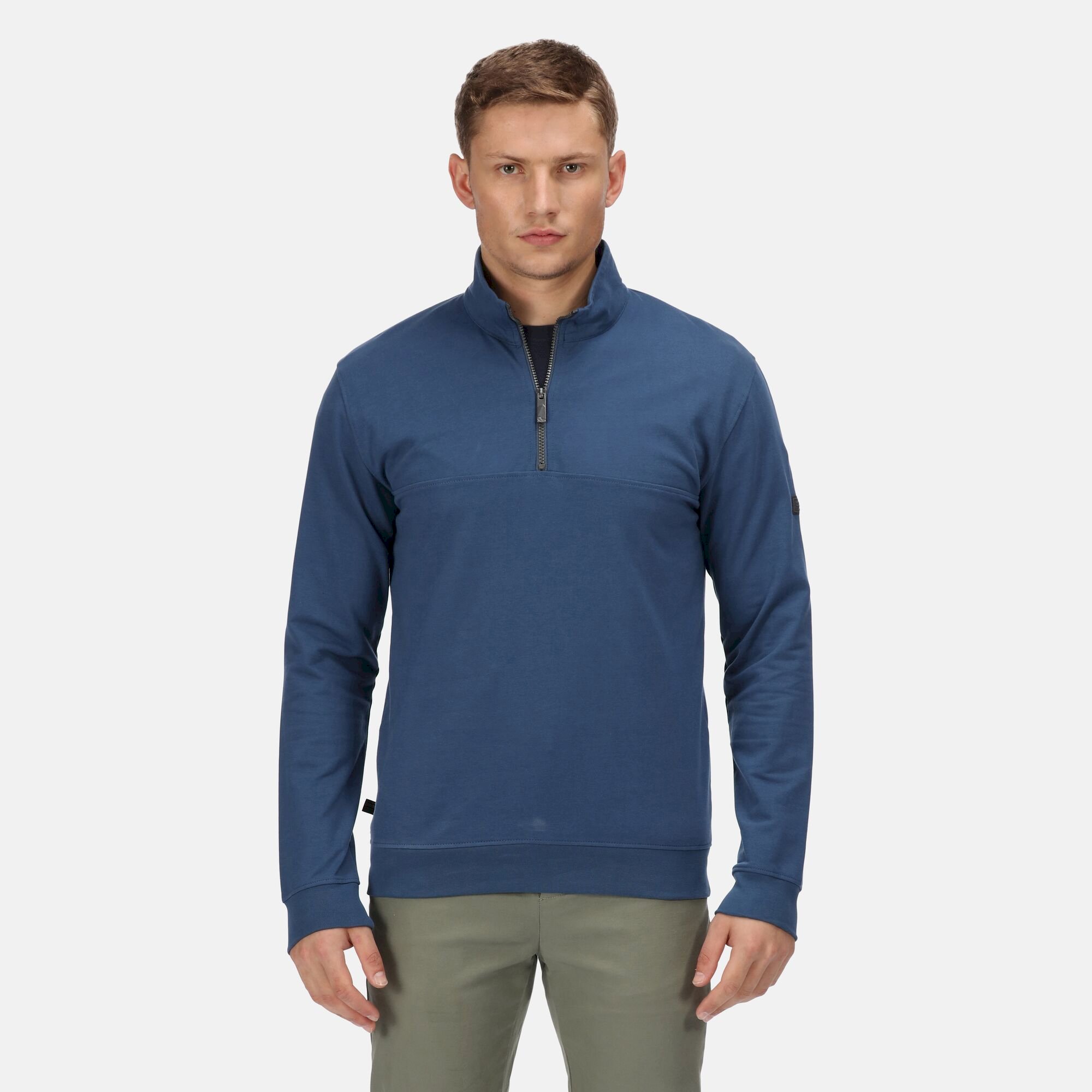 Men's Taron Half Zip Fleece | Dark Denim