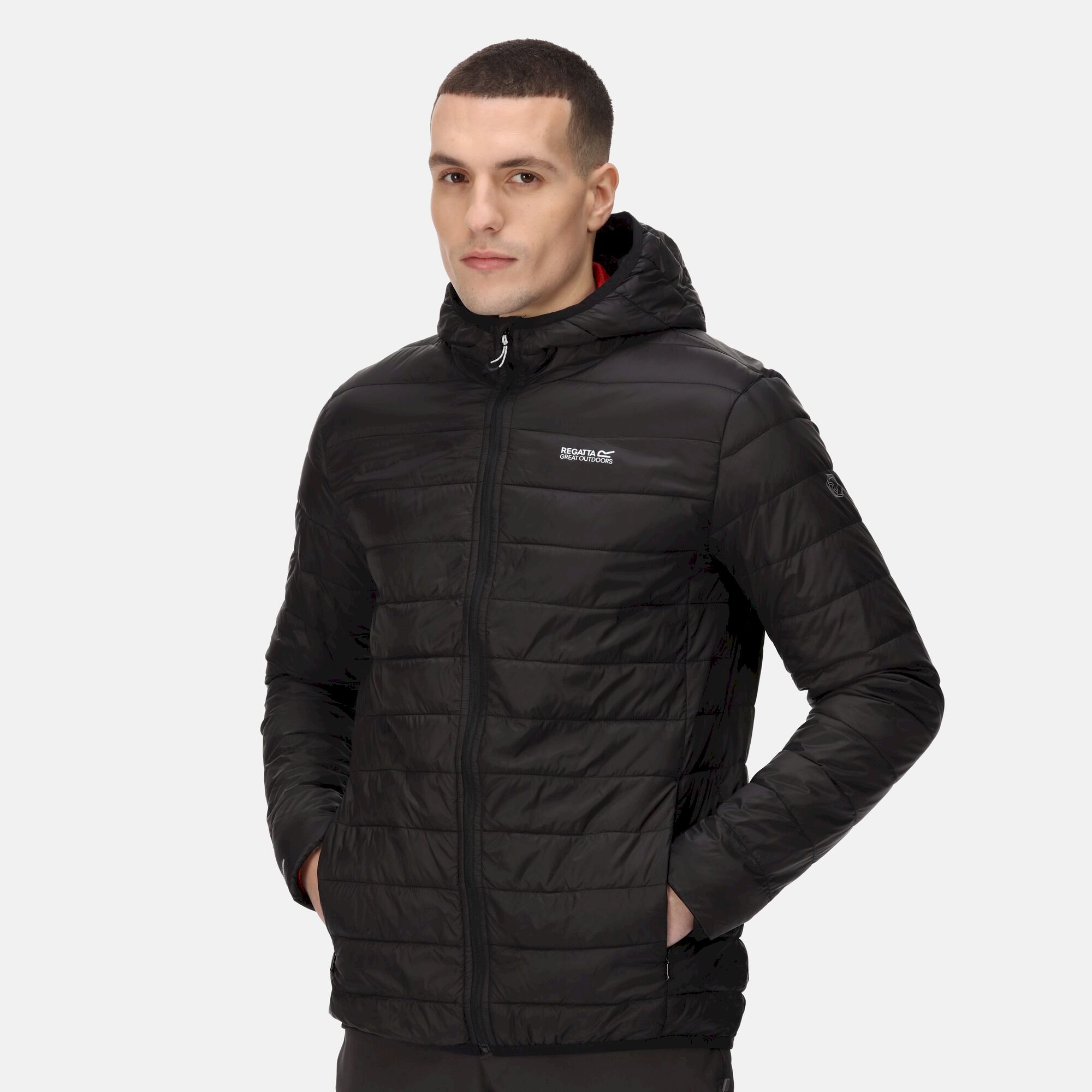Men's Hooded Hillpack Lightweight Jacket | Black