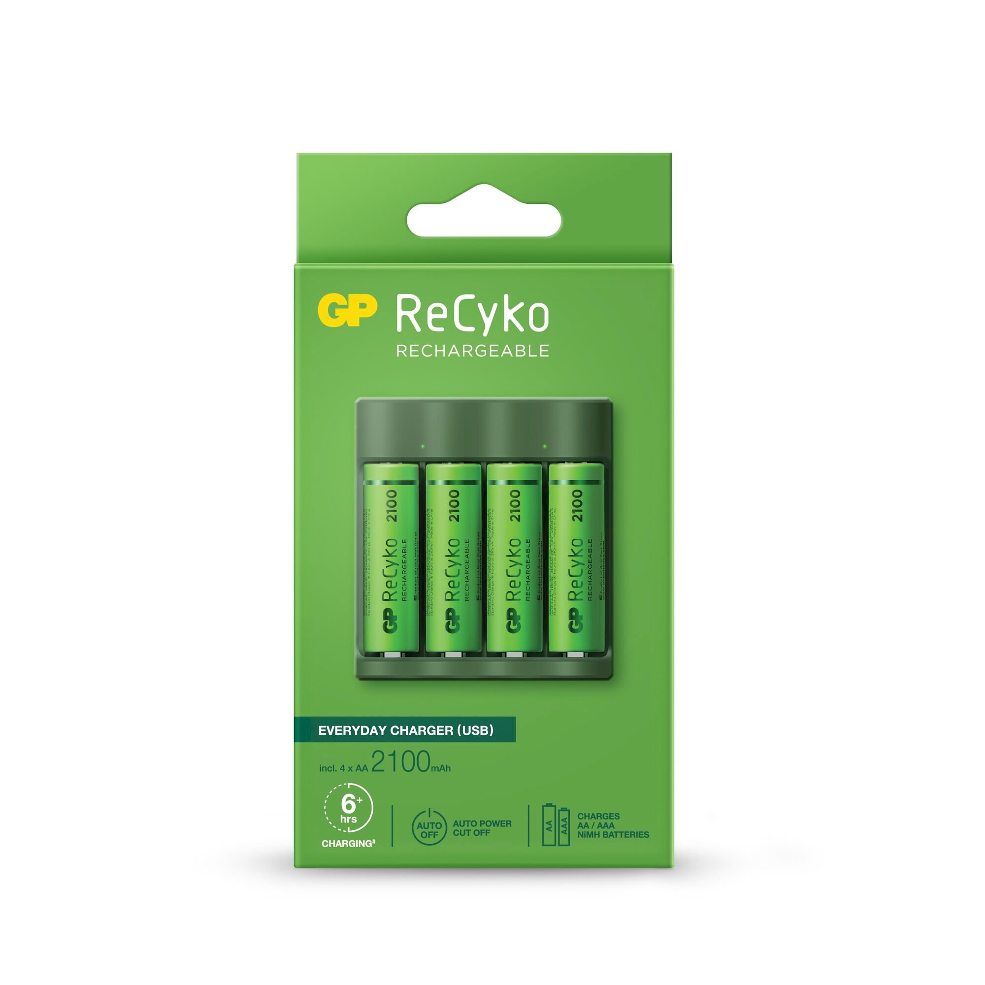 GP Recyko USB Charger With 4 Recyko AA | Miscellaneous
