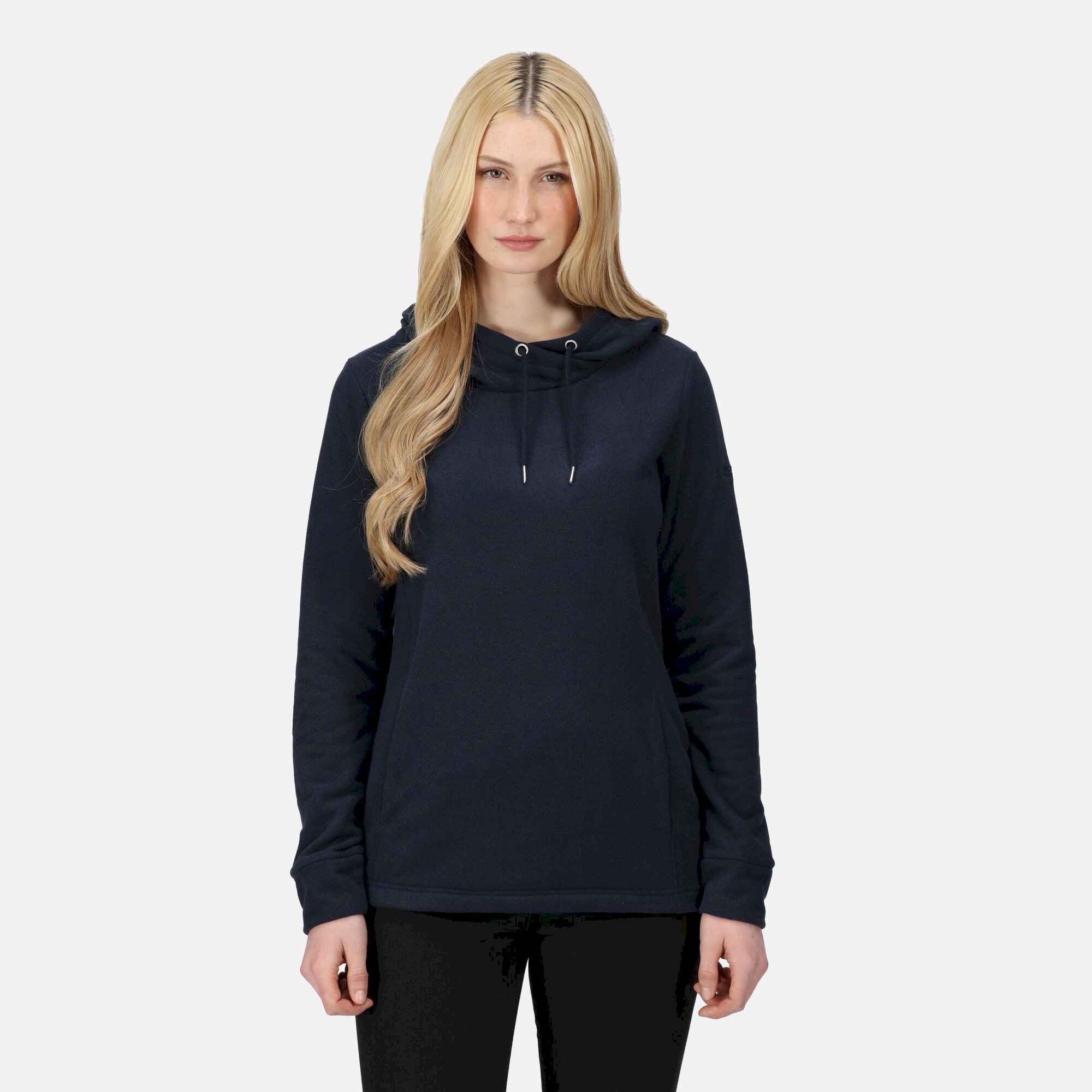 Women's Kizmit II Hooded Marl Fleece | Navy Fine Two Tone