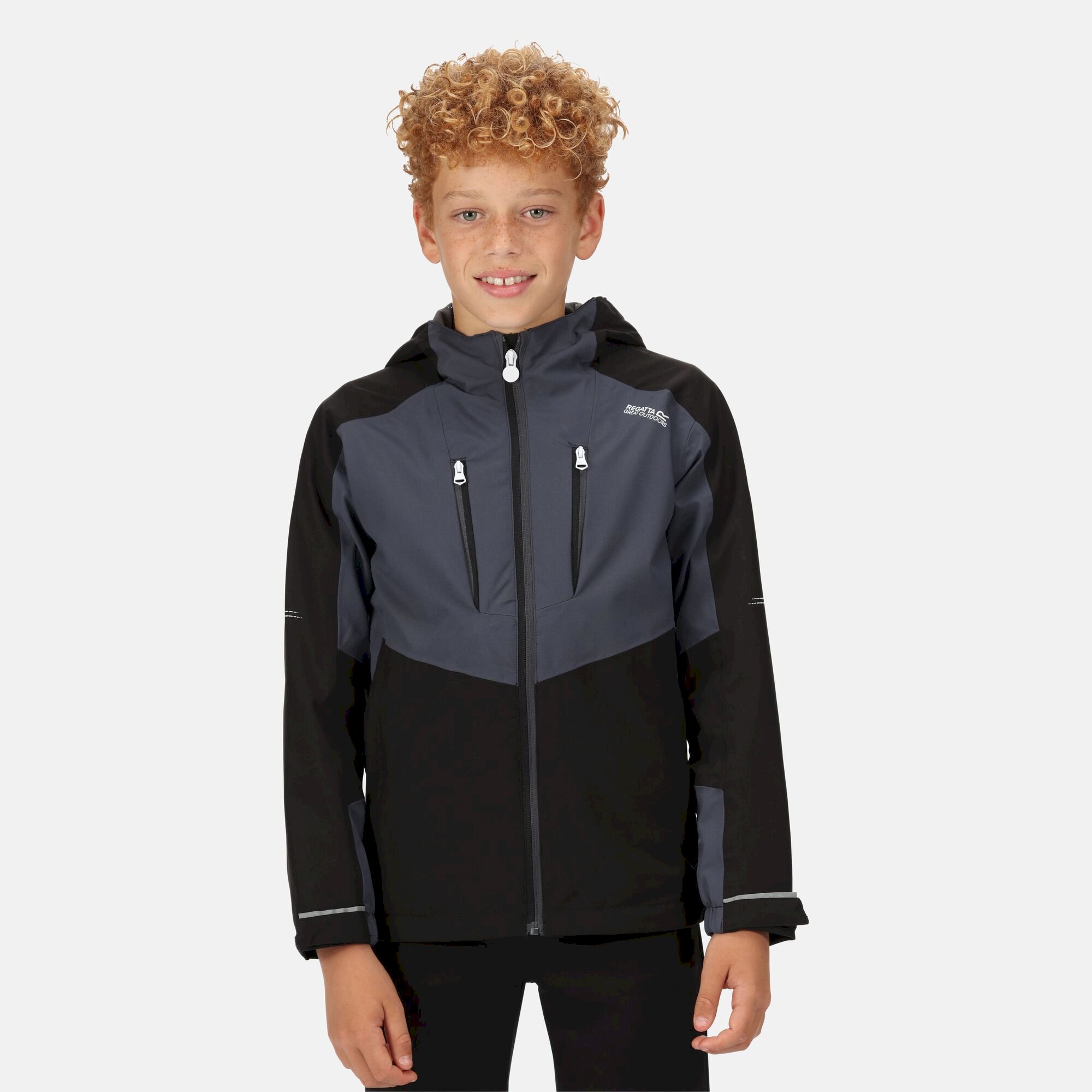 Kids' Highton III Waterproof Jacket | Black India Grey