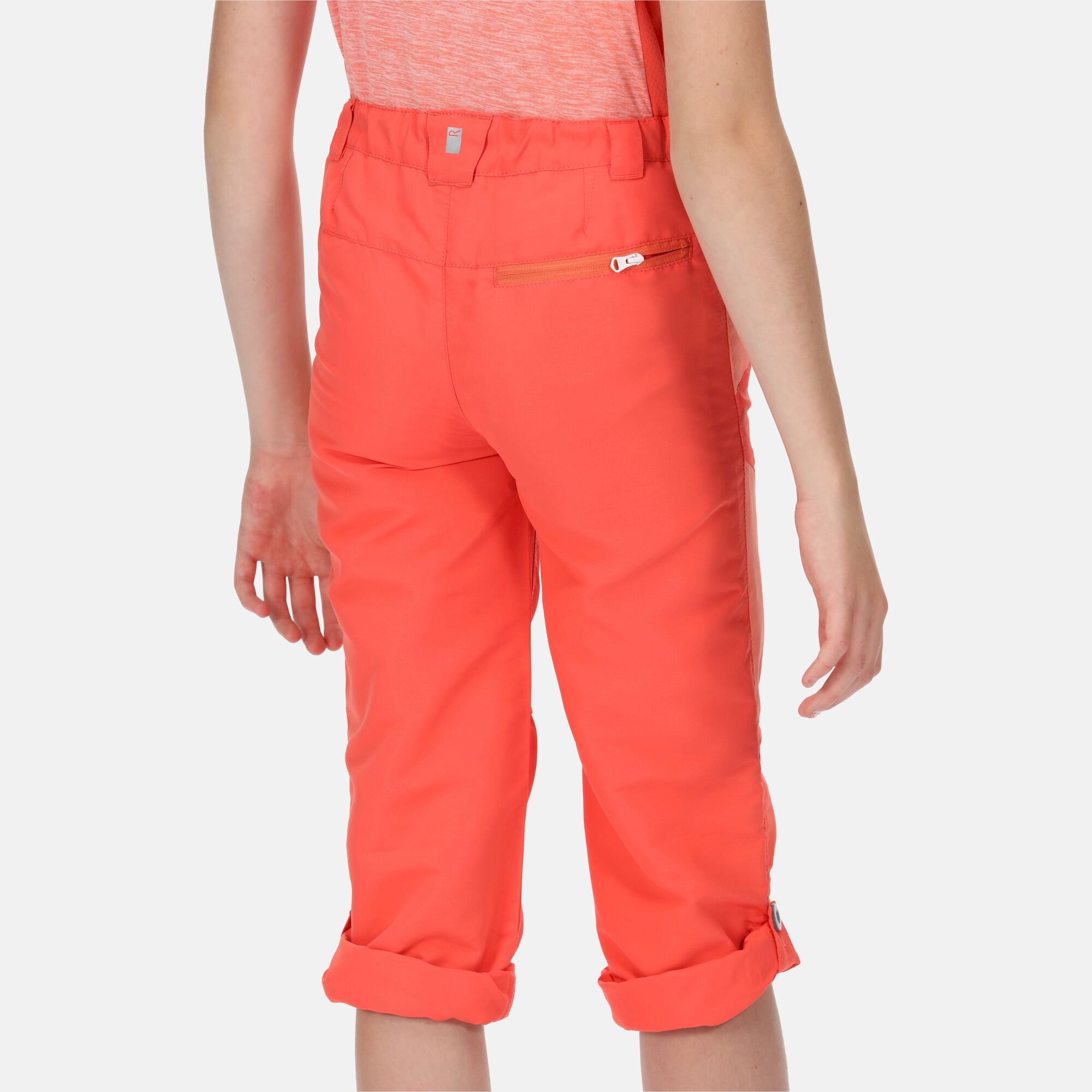 Kids' Sorcer V Mountain Walking Trousers | Neon Peach Fusion Coral