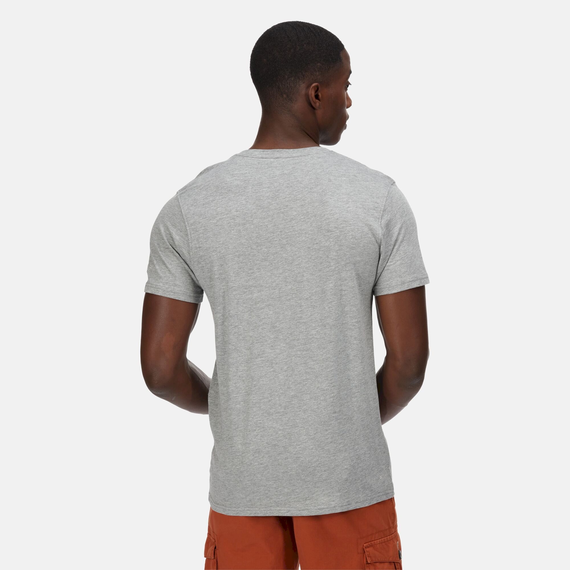 Men's Cline VI Cotton T-Shirt | Silver Grey Marl