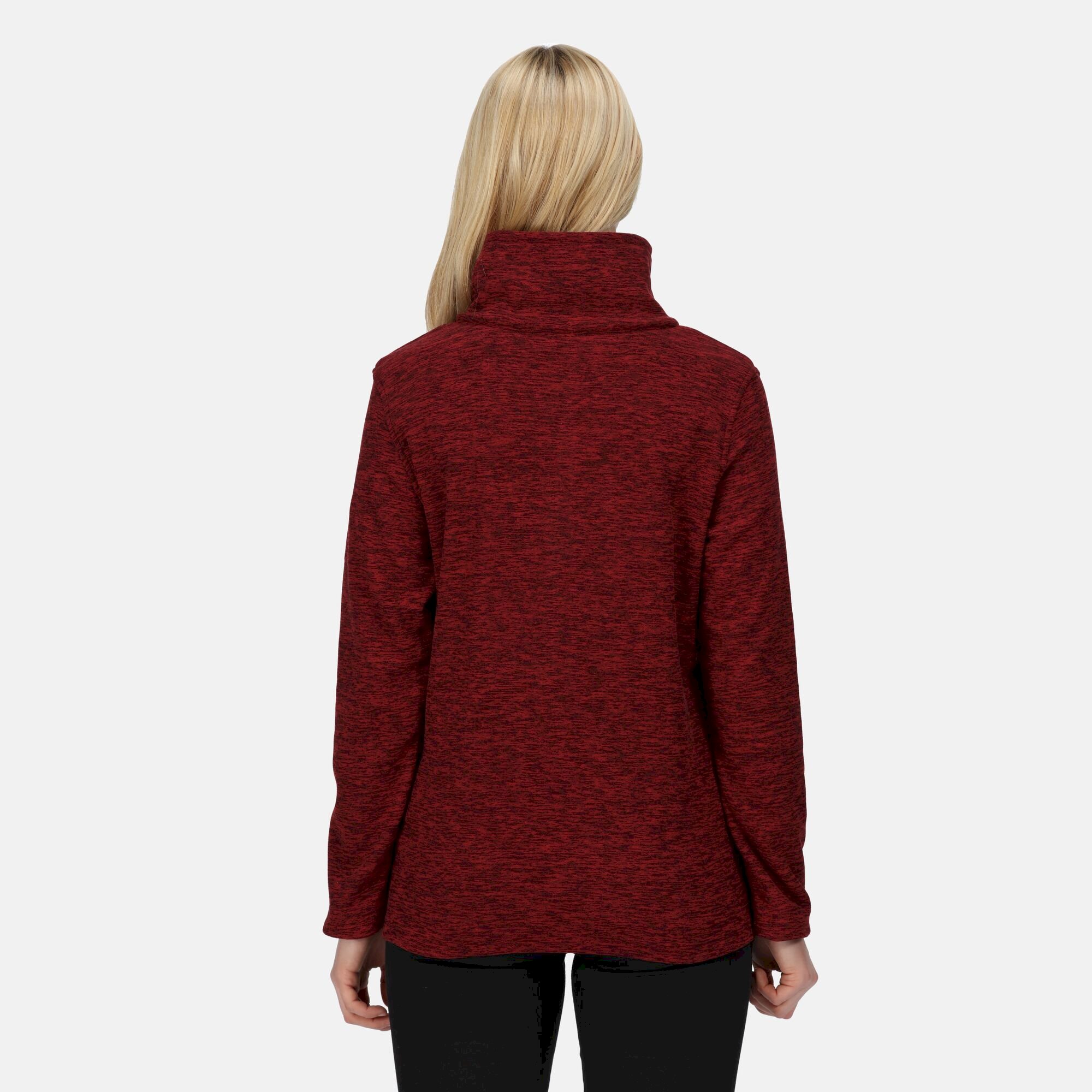 Women's Kizmit Half Zip Fleece | Cabernet Marl